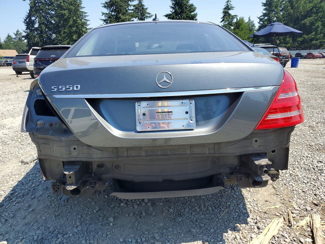 2010 Mercedes-benz S 550 Gray vin: WDDNG7BB7AA316358
