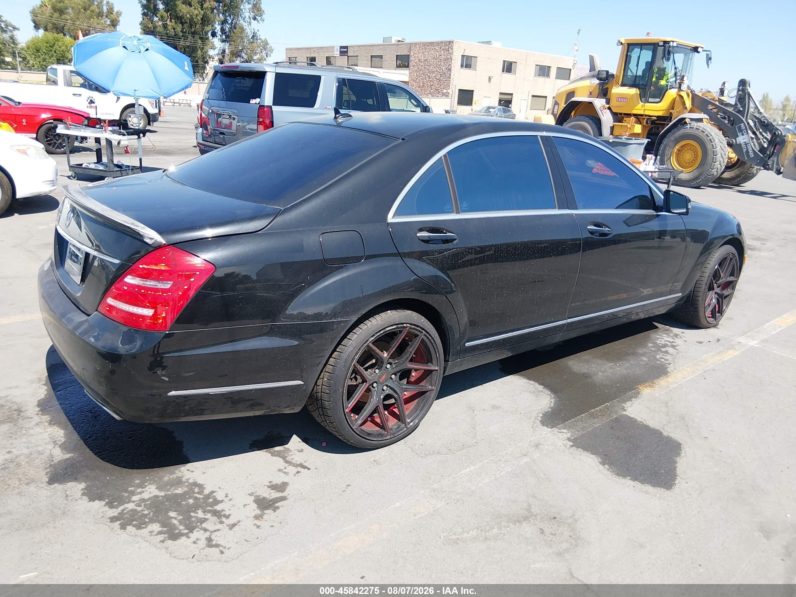2010 Mercedes-benz S 550   Black vin: WDDNG7BB7AA328798