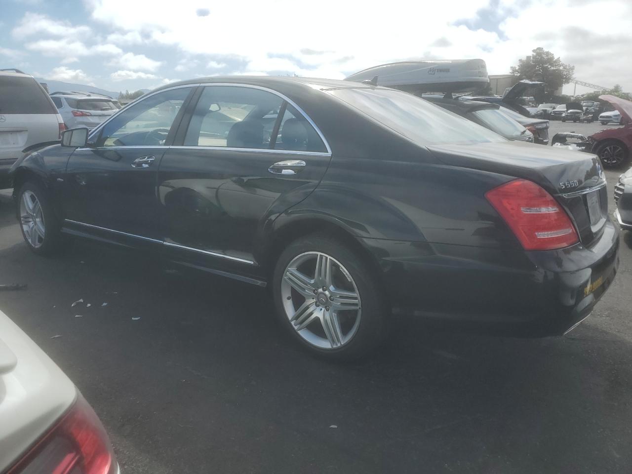 2012 Mercedes Benz S 550 Black vin: WDDNG7DB0CA432680