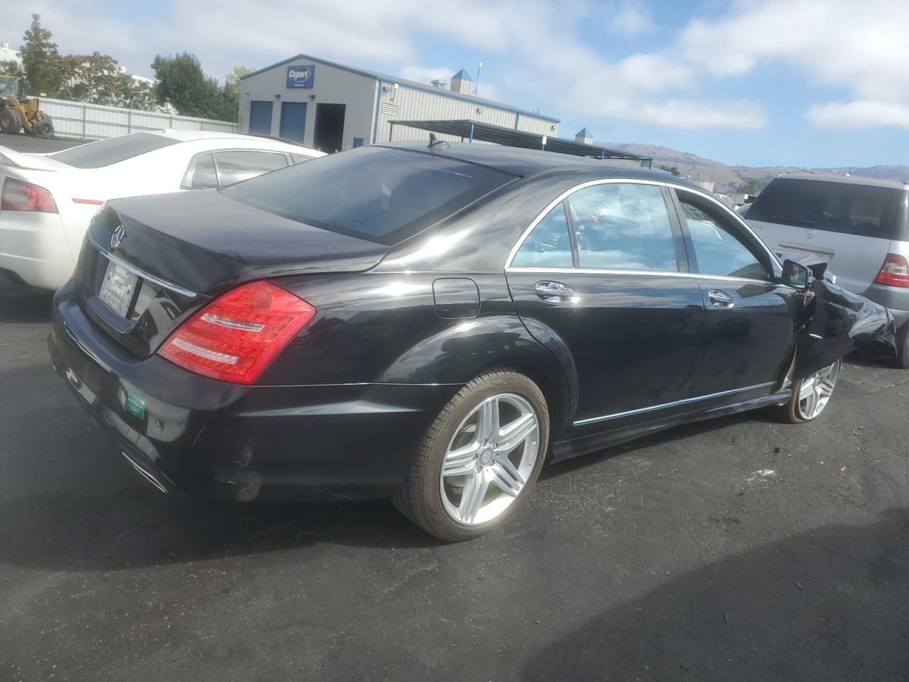 2012 Mercedes Benz S 550 Black vin: WDDNG7DB0CA432680