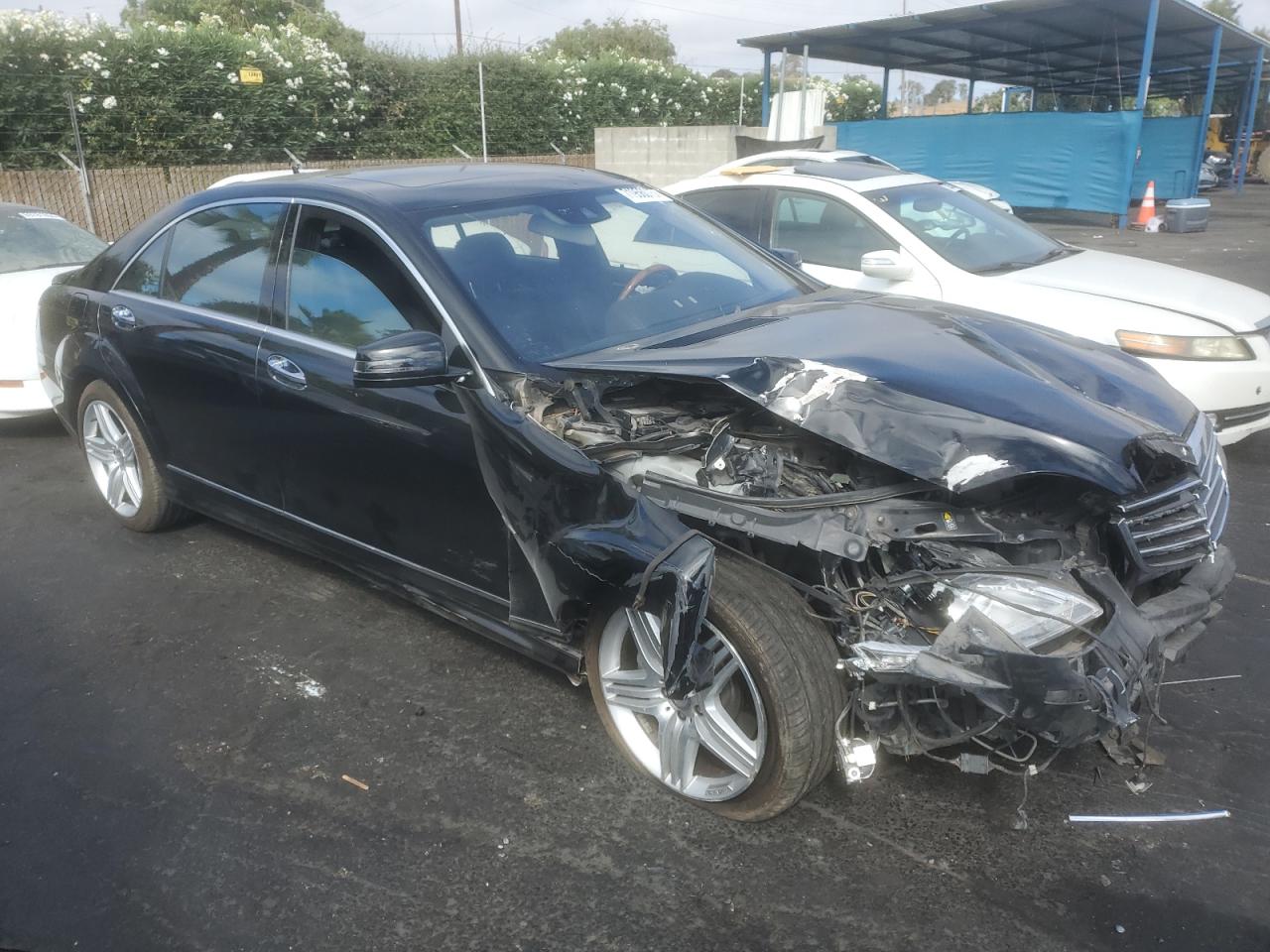 2012 Mercedes Benz S 550 Black vin: WDDNG7DB0CA432680