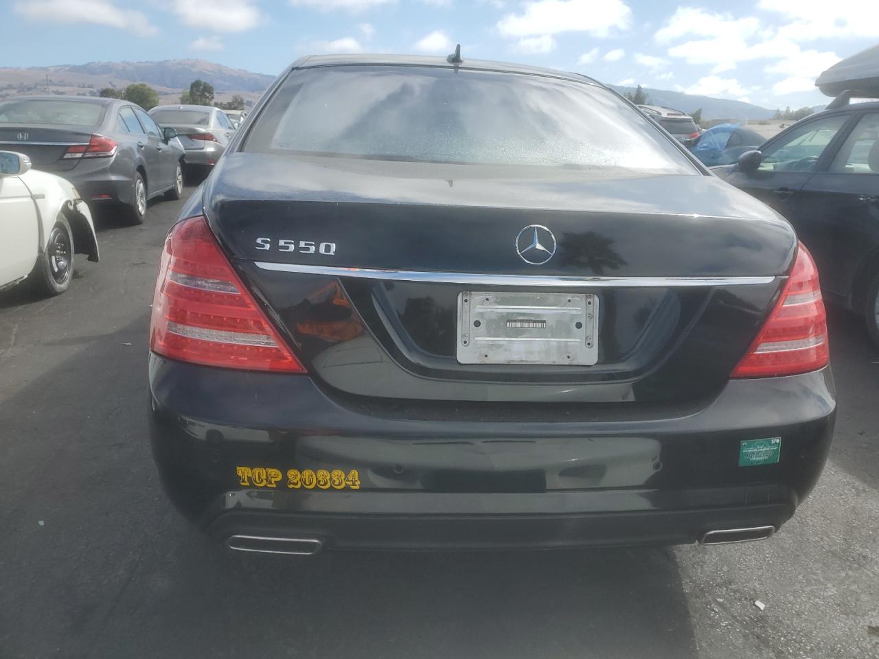 2012 Mercedes Benz S 550 Black vin: WDDNG7DB0CA432680