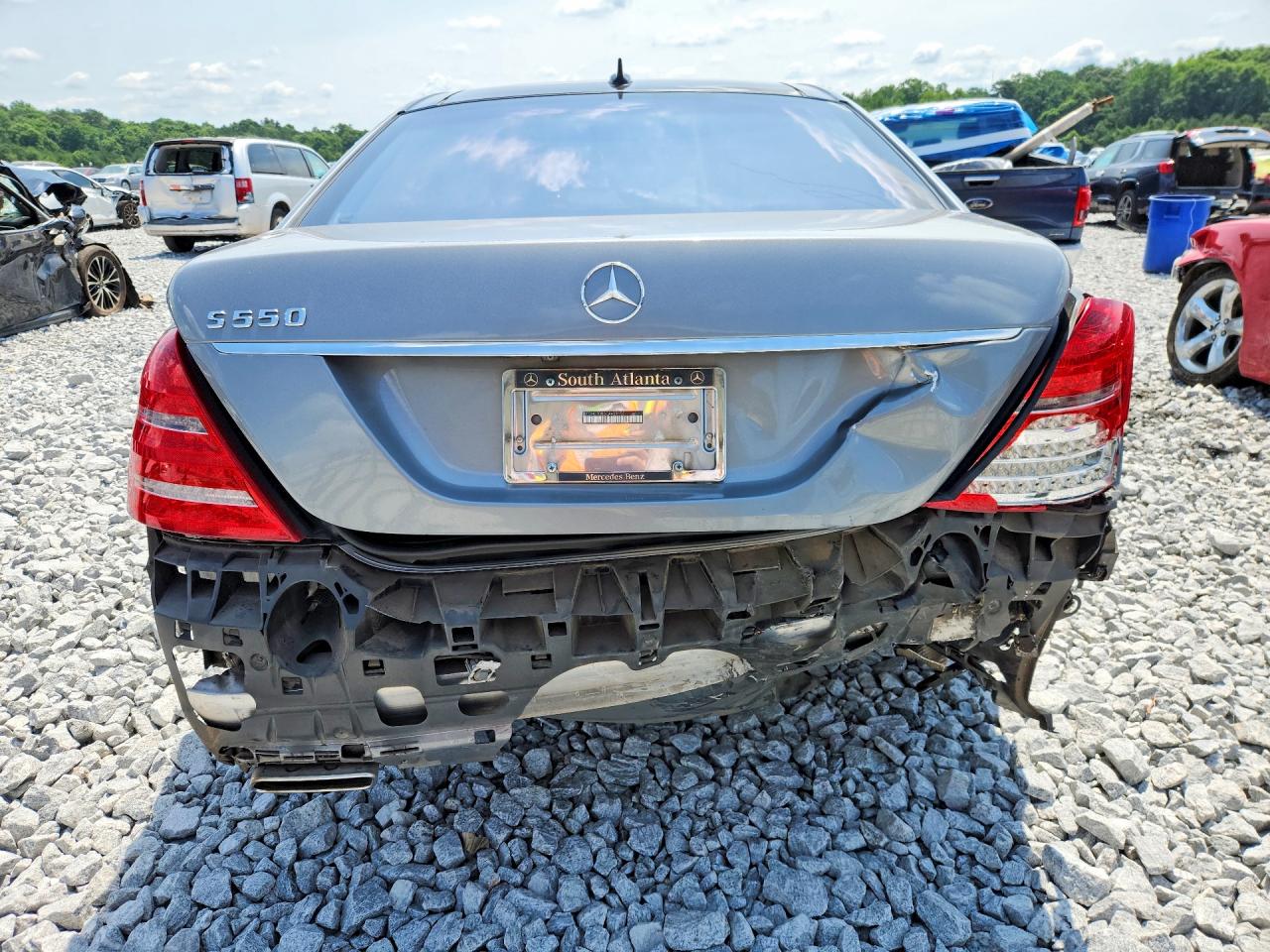 2012 Mercedes-benz S 550 Серый vin: WDDNG7DB5CA428155
