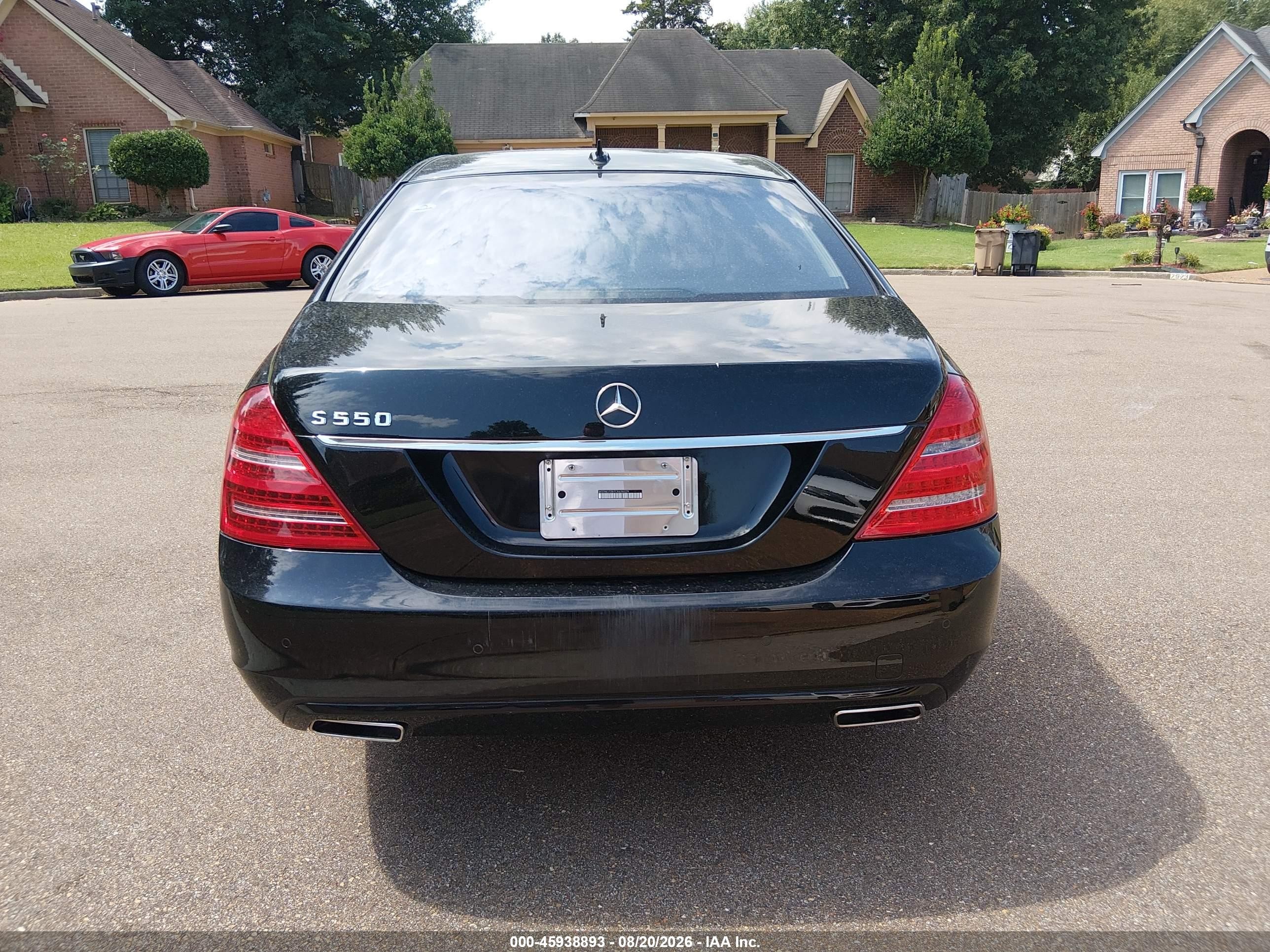 2012 Mercedes-benz S 550   Черный vin: WDDNG7DB7CA436029