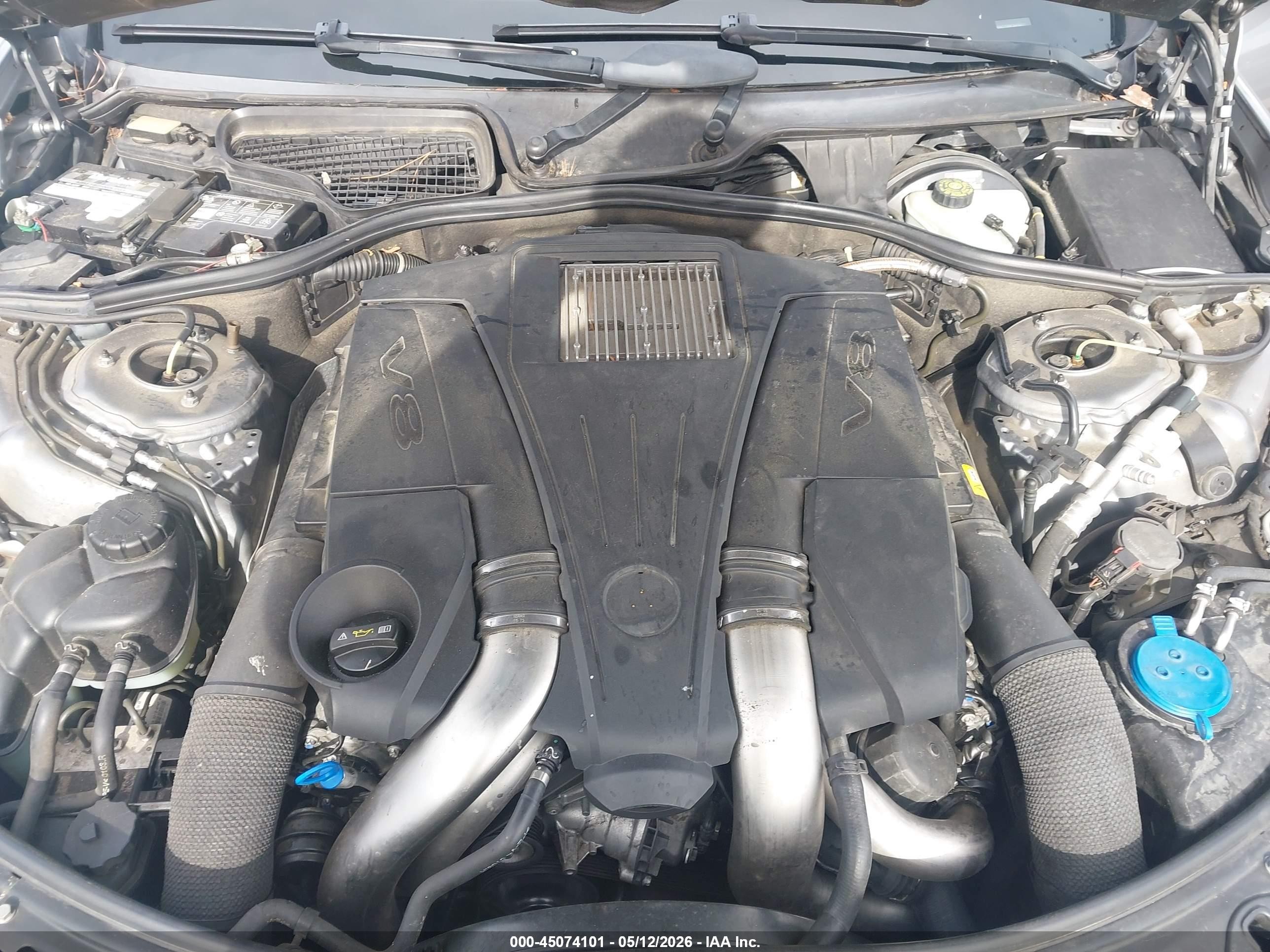 2012 Mercedes-benz S 550   Серебряный vin: WDDNG7DB9CA434430