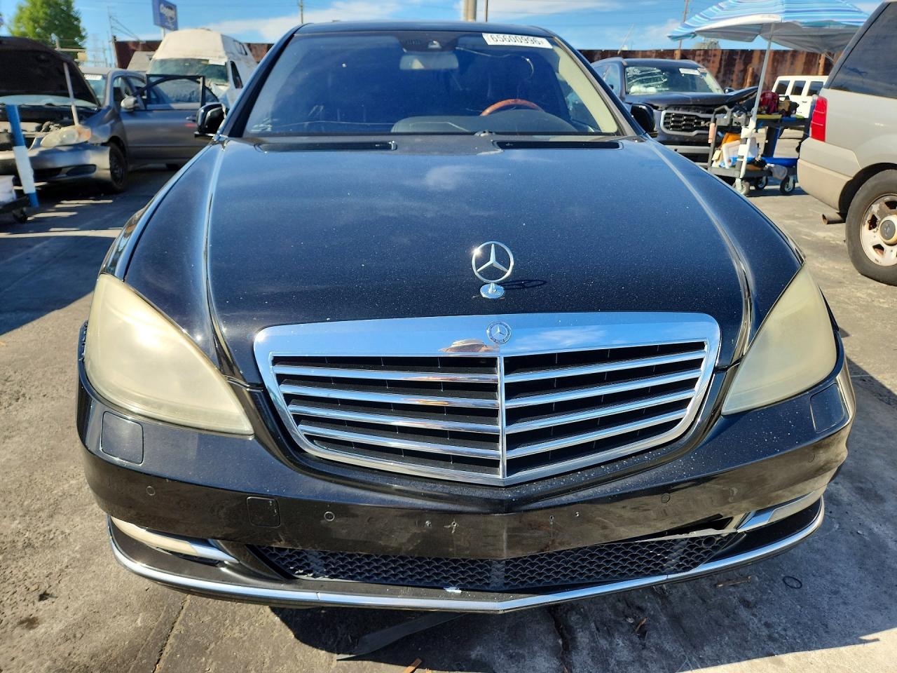 2012 Mercedes-benz S 550 Черный vin: WDDNG7DB9CA480050