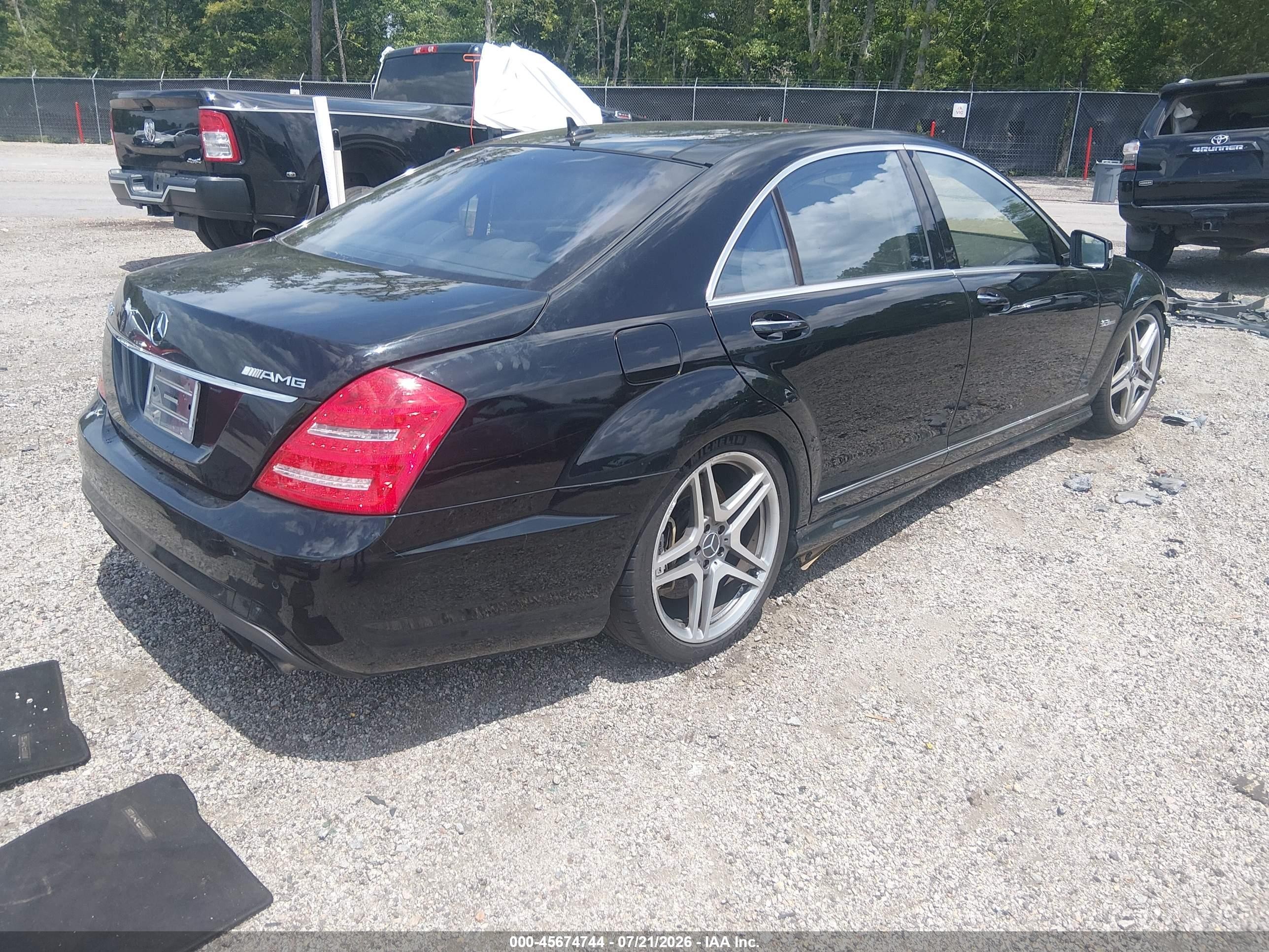 2010 Mercedes-benz S 63 Amg Black vin: WDDNG7HB0AA289138