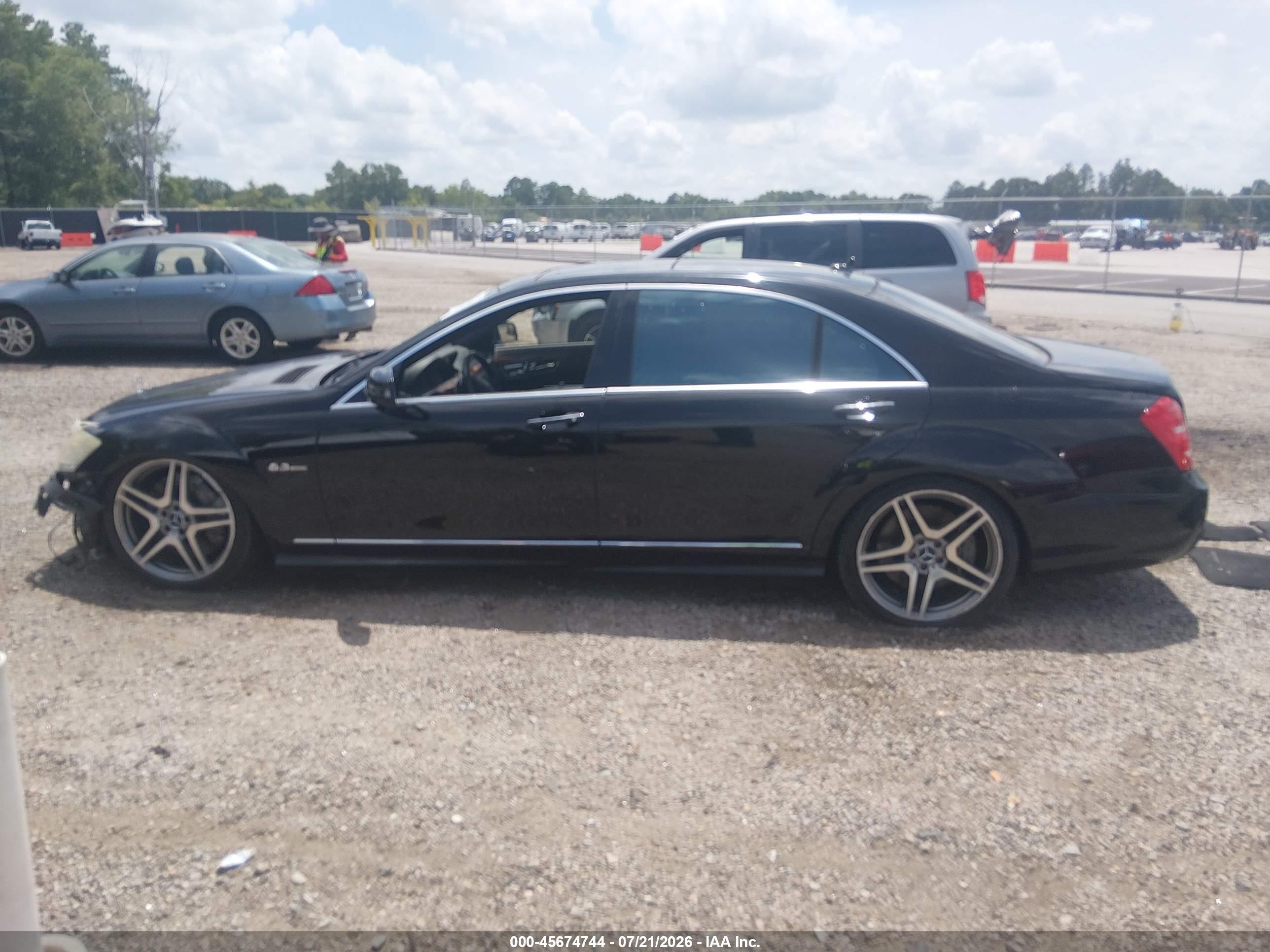 2010 Mercedes-benz S 63 Amg Black vin: WDDNG7HB0AA289138