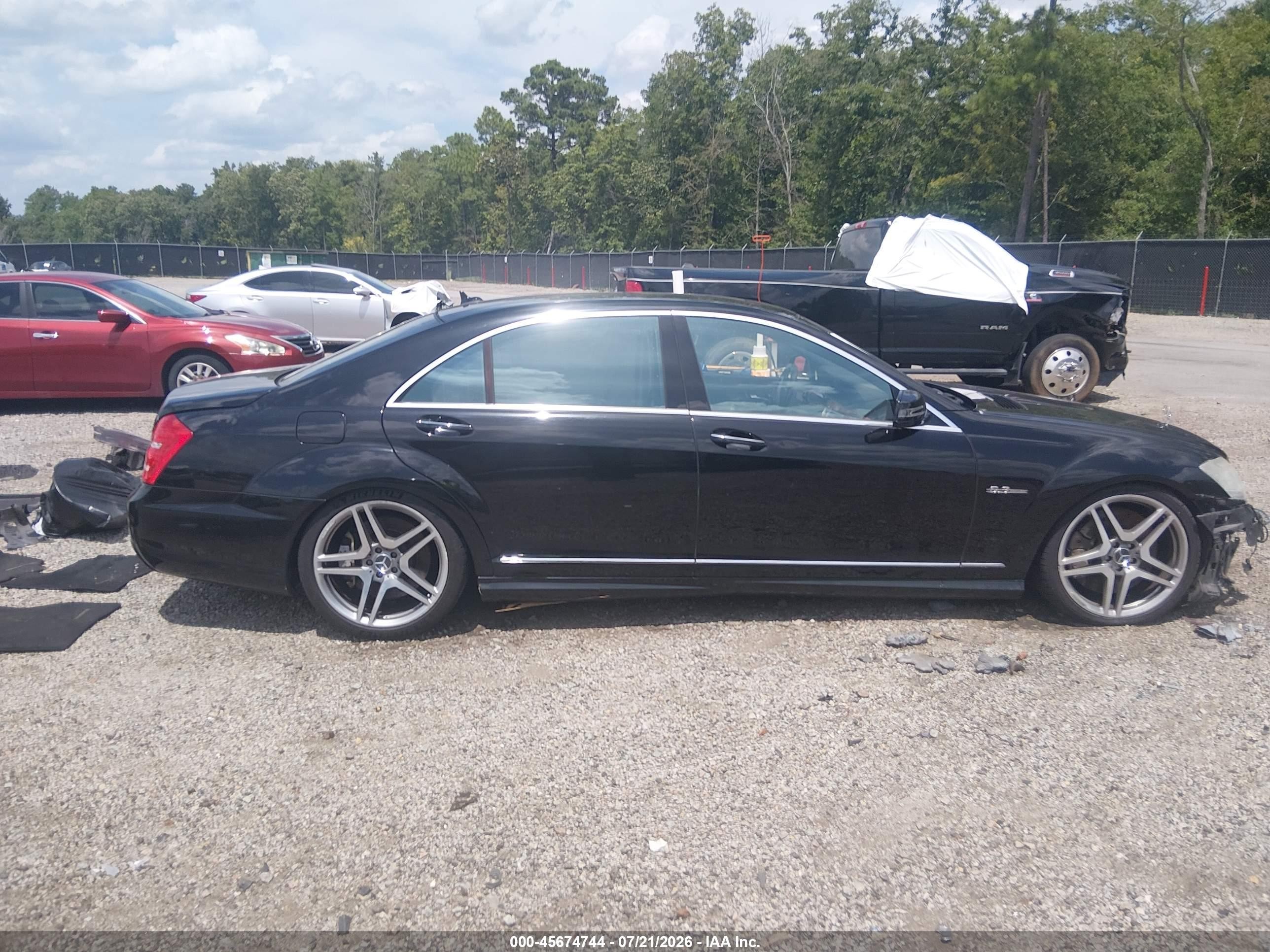 2010 Mercedes-benz S 63 Amg Black vin: WDDNG7HB0AA289138