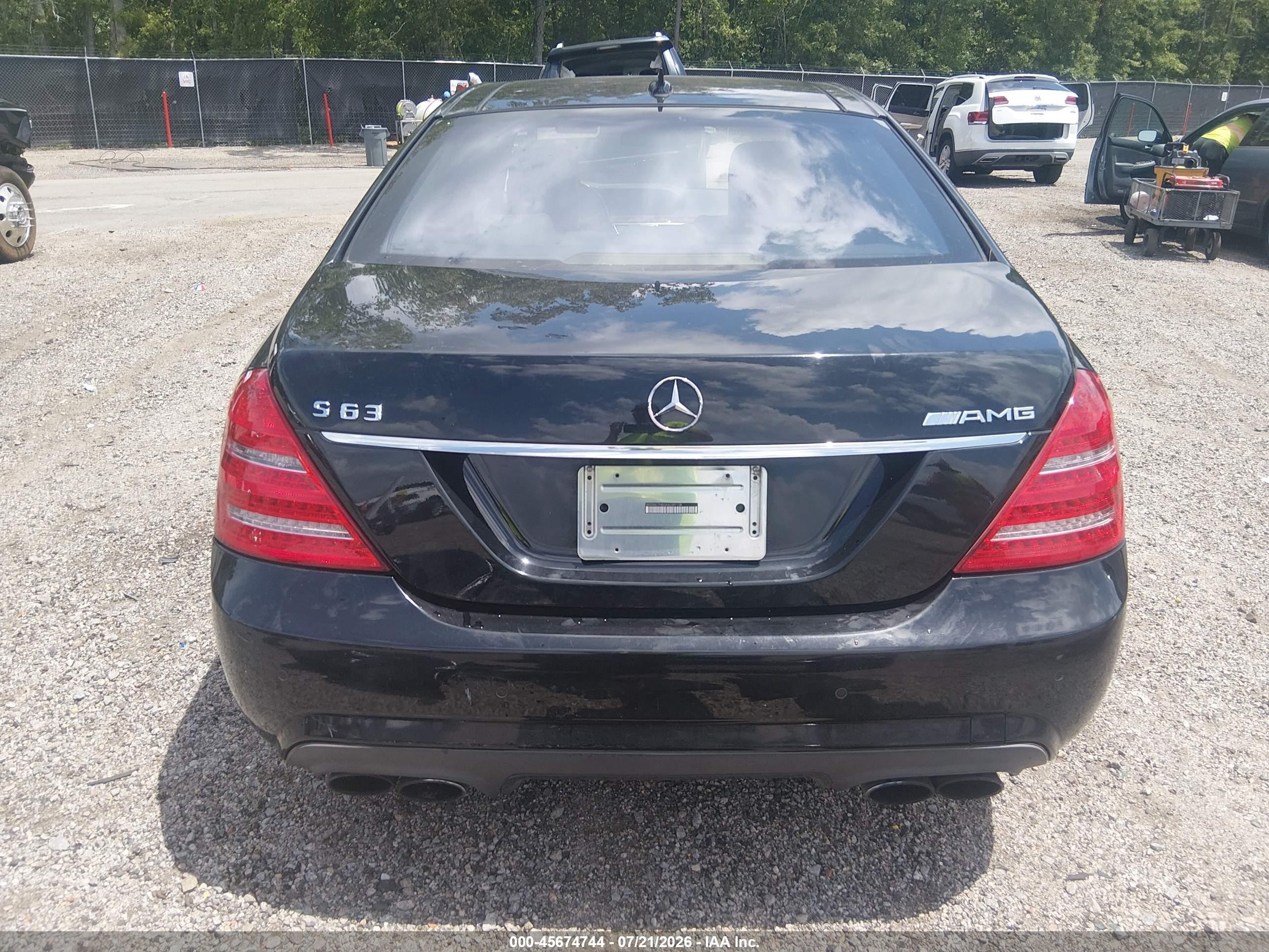 2010 Mercedes-benz S 63 Amg Black vin: WDDNG7HB0AA289138