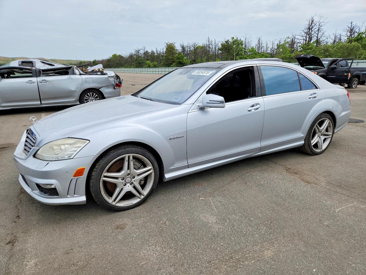 2010 Mercedes-benz S 63 Amg Silver vin: WDDNG7HB9AA295908