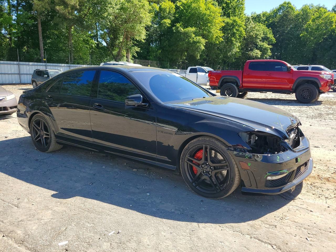 2012 Mercedes-benz S 65 Amg Черный vin: WDDNG7KBXCA429093