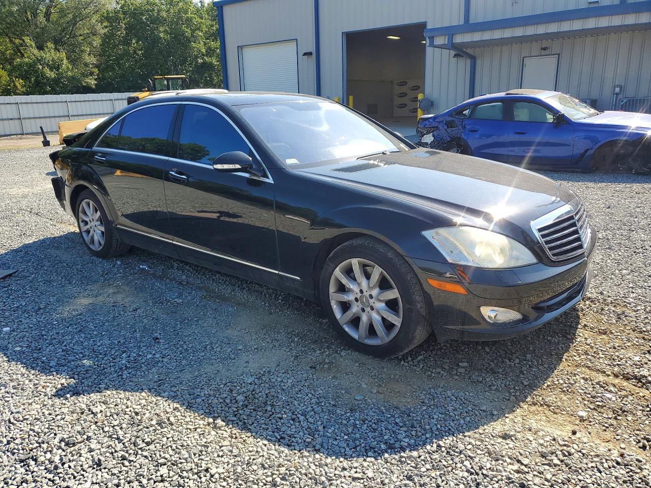 2007 Mercedes-benz S 550 4matic Black vin: WDDNG86X07A104955