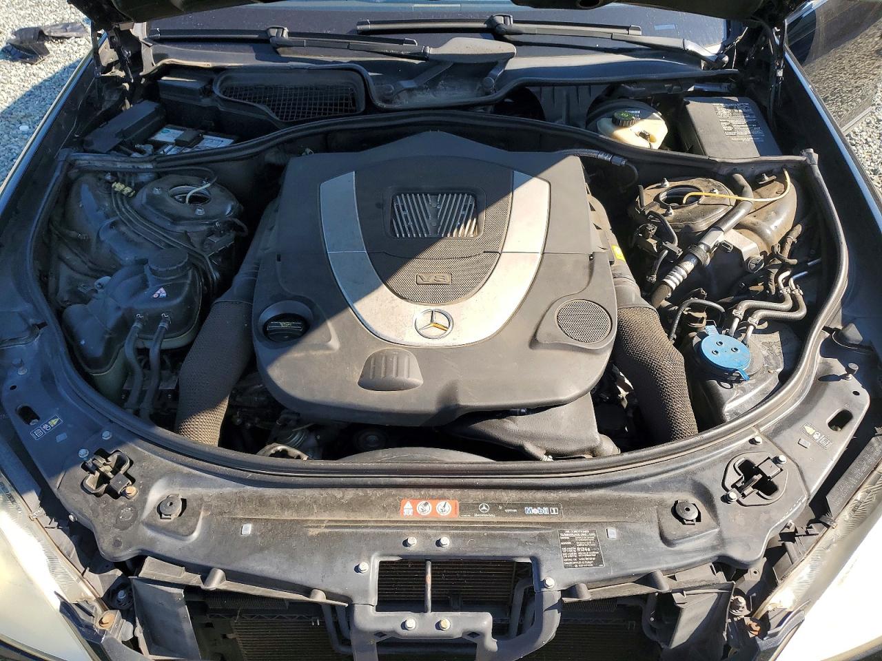2007 Mercedes-benz S 550 4matic Black vin: WDDNG86X07A104955