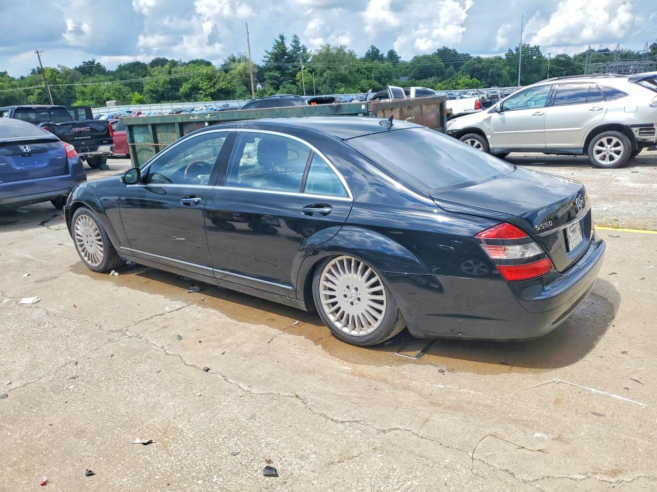 2007 Mercedes-benz S 550 4matic Black vin: WDDNG86X07A113560