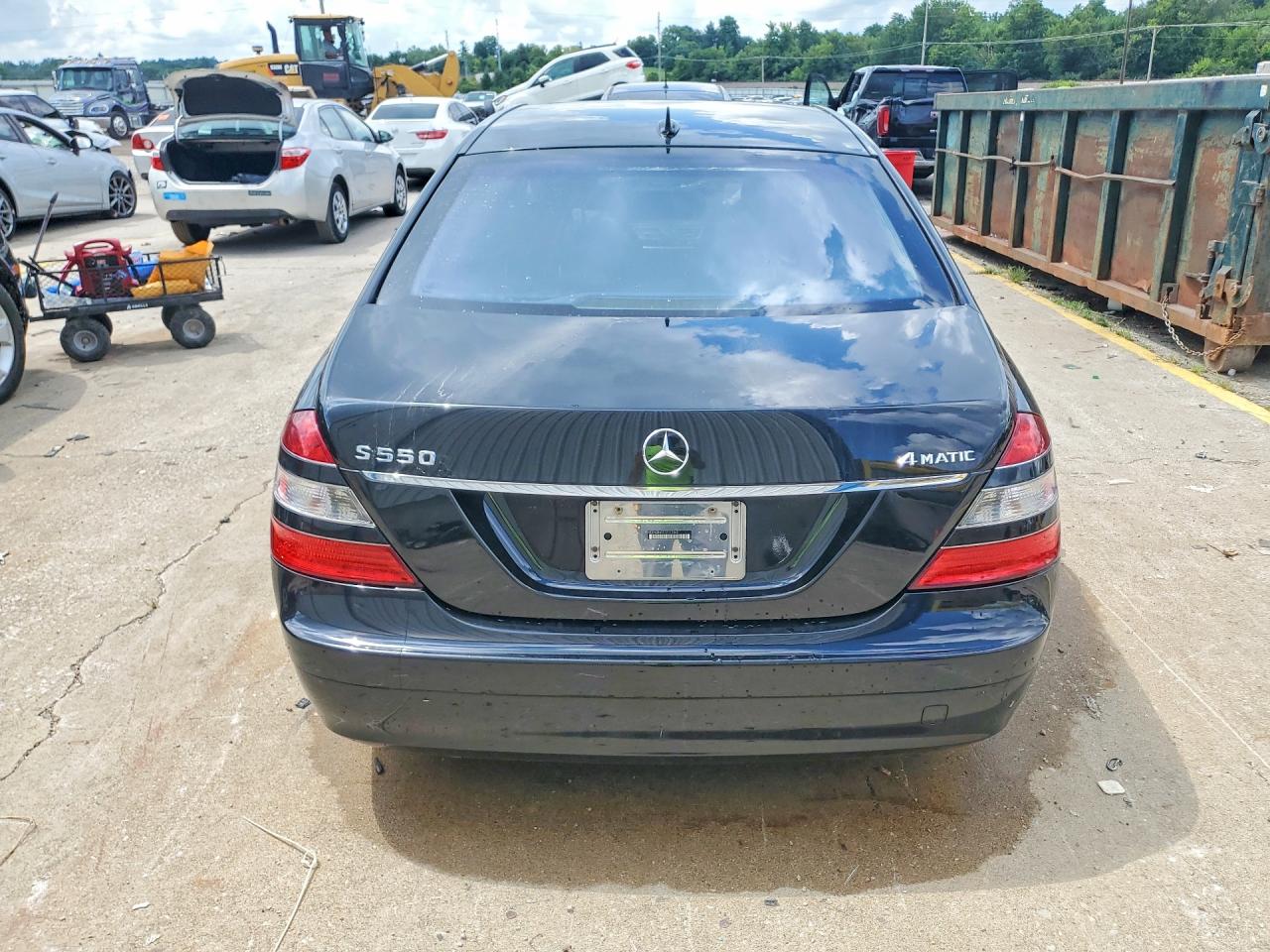 2007 Mercedes-benz S 550 4matic Black vin: WDDNG86X07A113560