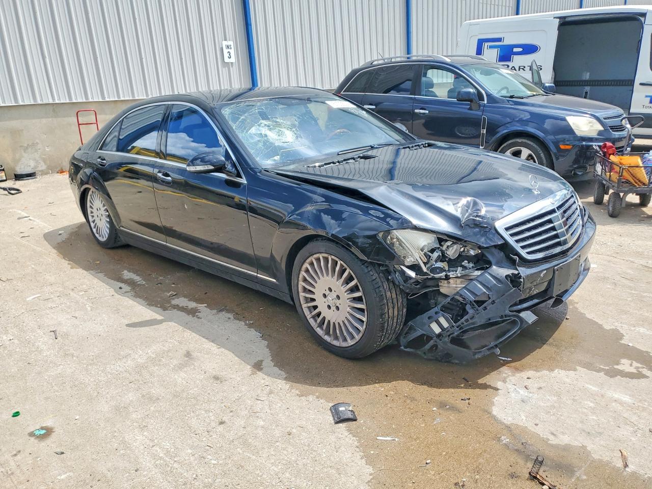 2007 Mercedes-benz S 550 4matic Black vin: WDDNG86X07A113560