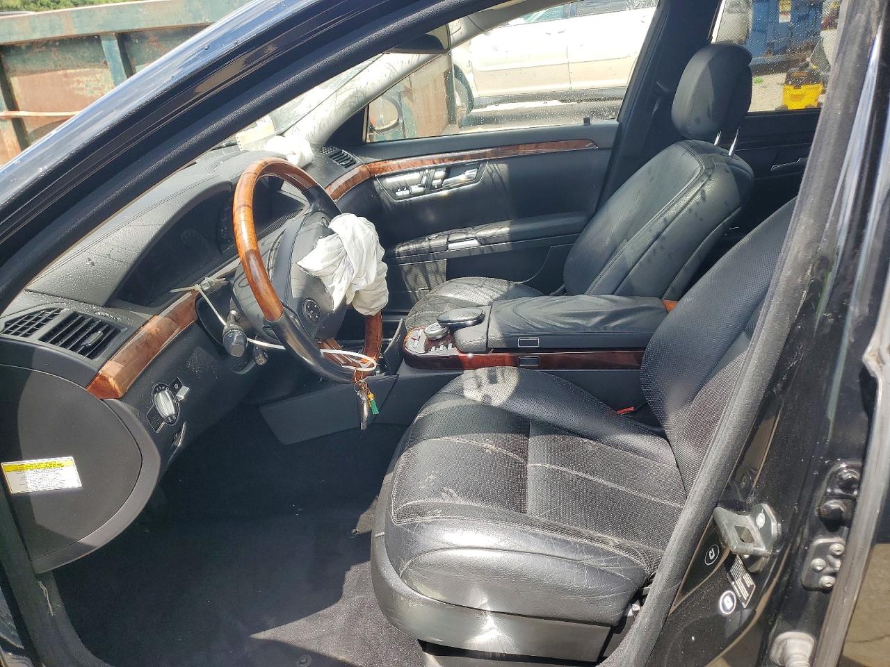2007 Mercedes-benz S 550 4matic Black vin: WDDNG86X07A113560