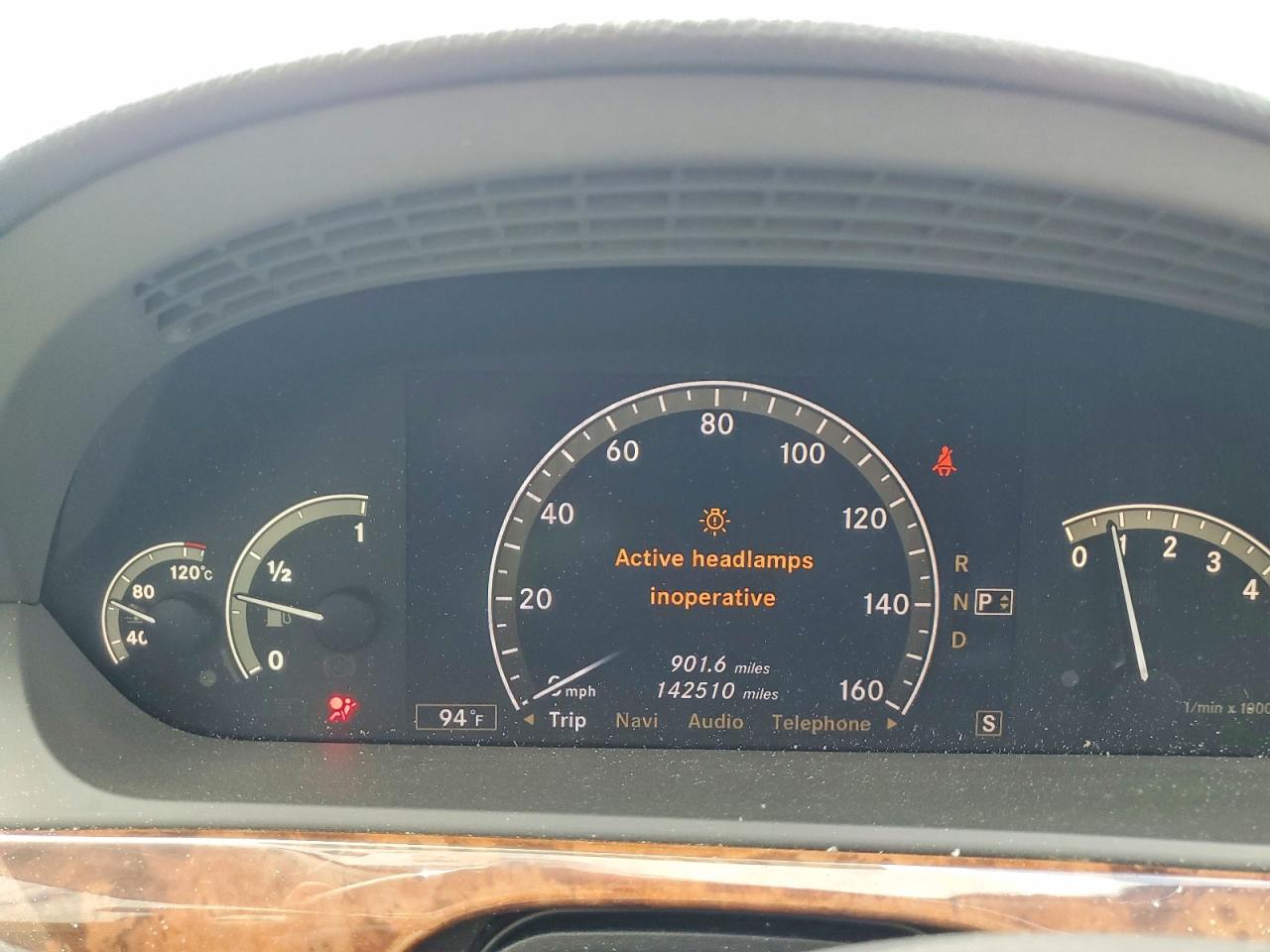 2007 Mercedes-benz S 550 4matic Black vin: WDDNG86X07A113560