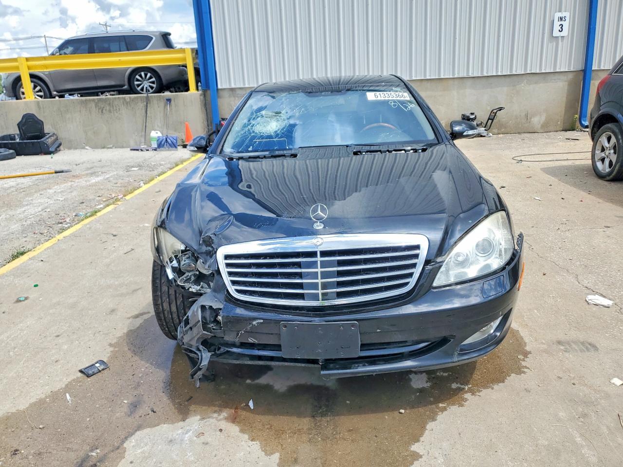 2007 Mercedes-benz S 550 4matic Black vin: WDDNG86X07A113560