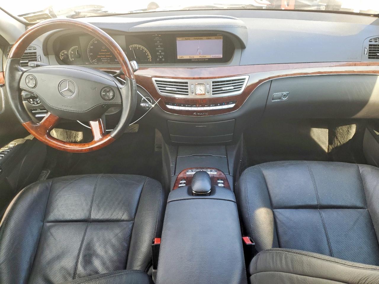 2008 Mercedes-benz S 550 4matic White vin: WDDNG86X08A155356