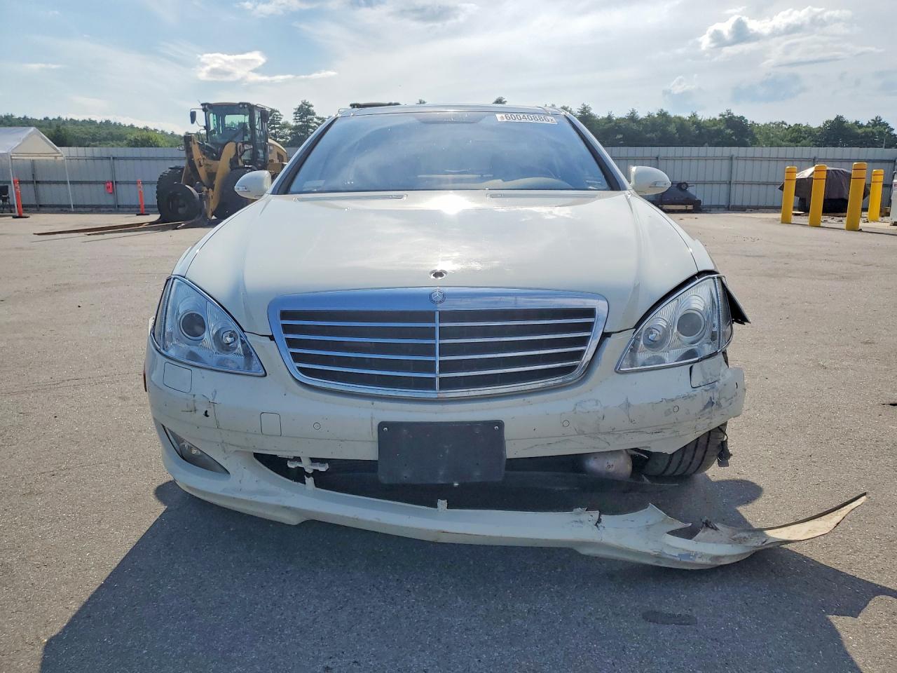 2008 Mercedes-benz S 550 4matic White vin: WDDNG86X08A155356