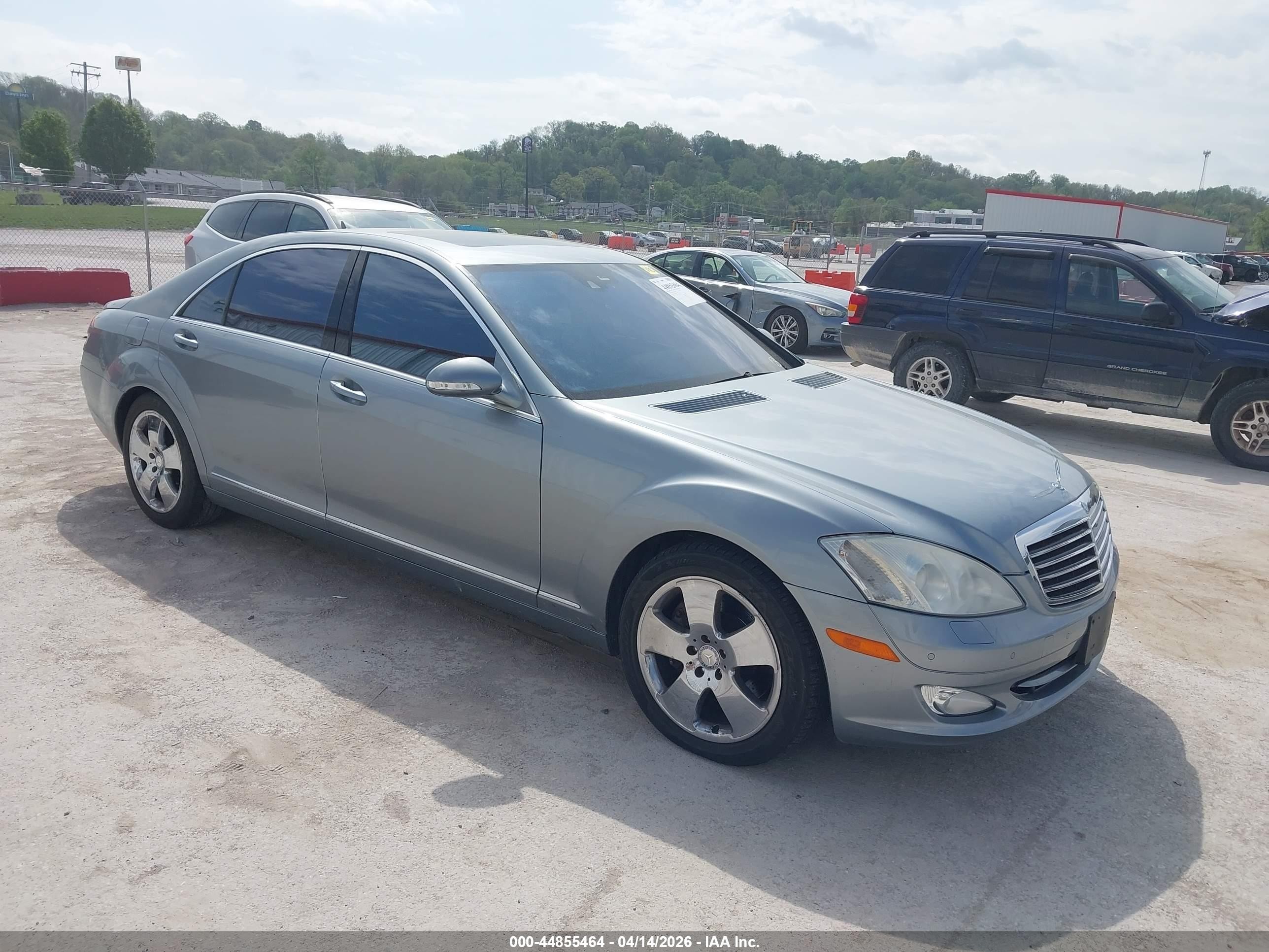 2008 Mercedes-benz S 550 4matic Silver vin: WDDNG86X08A165238