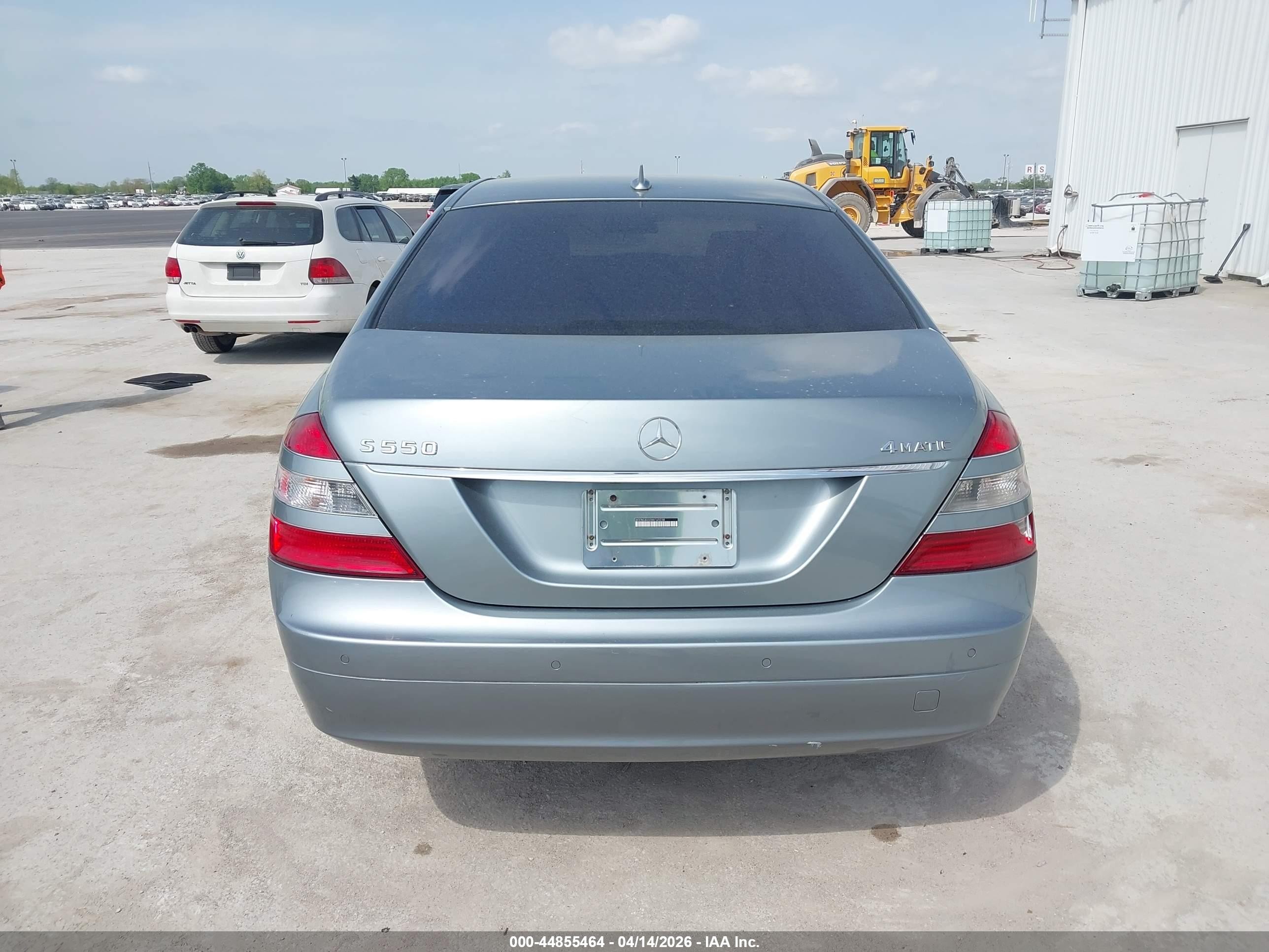 2008 Mercedes-benz S 550 4matic Silver vin: WDDNG86X08A165238
