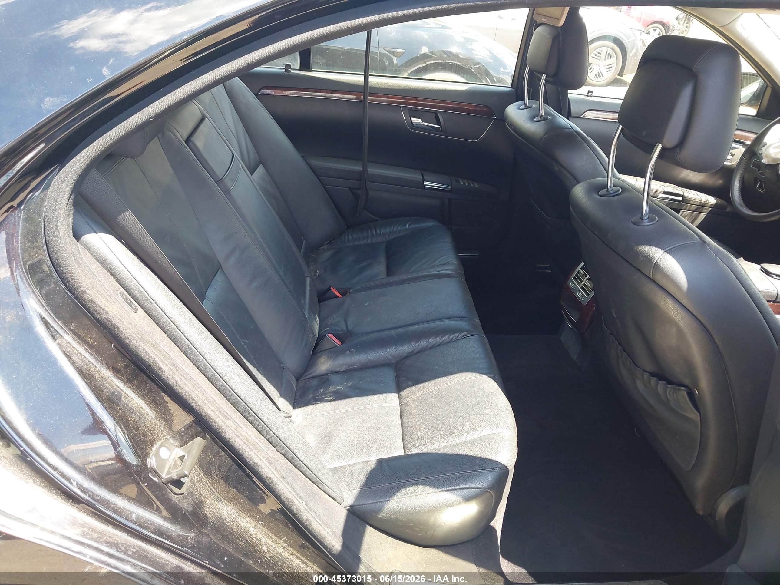 2008 Mercedes-benz S 550 4matic Black vin: WDDNG86X08A184968