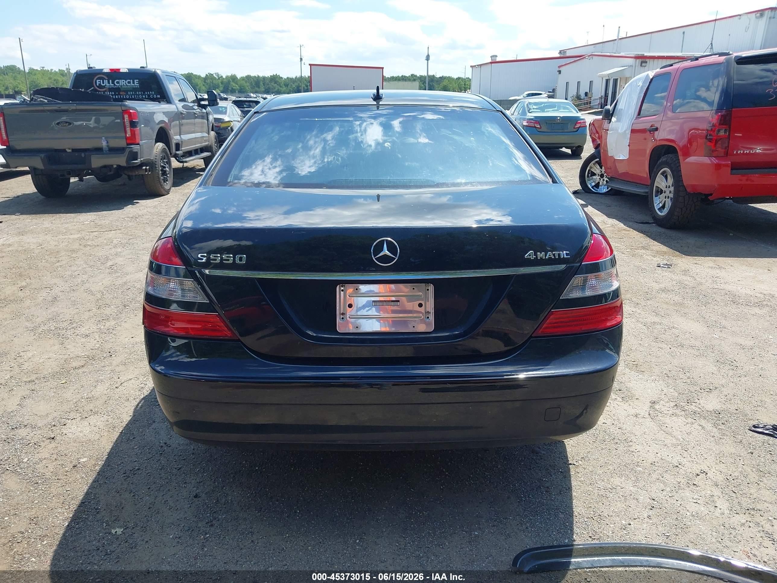 2008 Mercedes-benz S 550 4matic Black vin: WDDNG86X08A184968