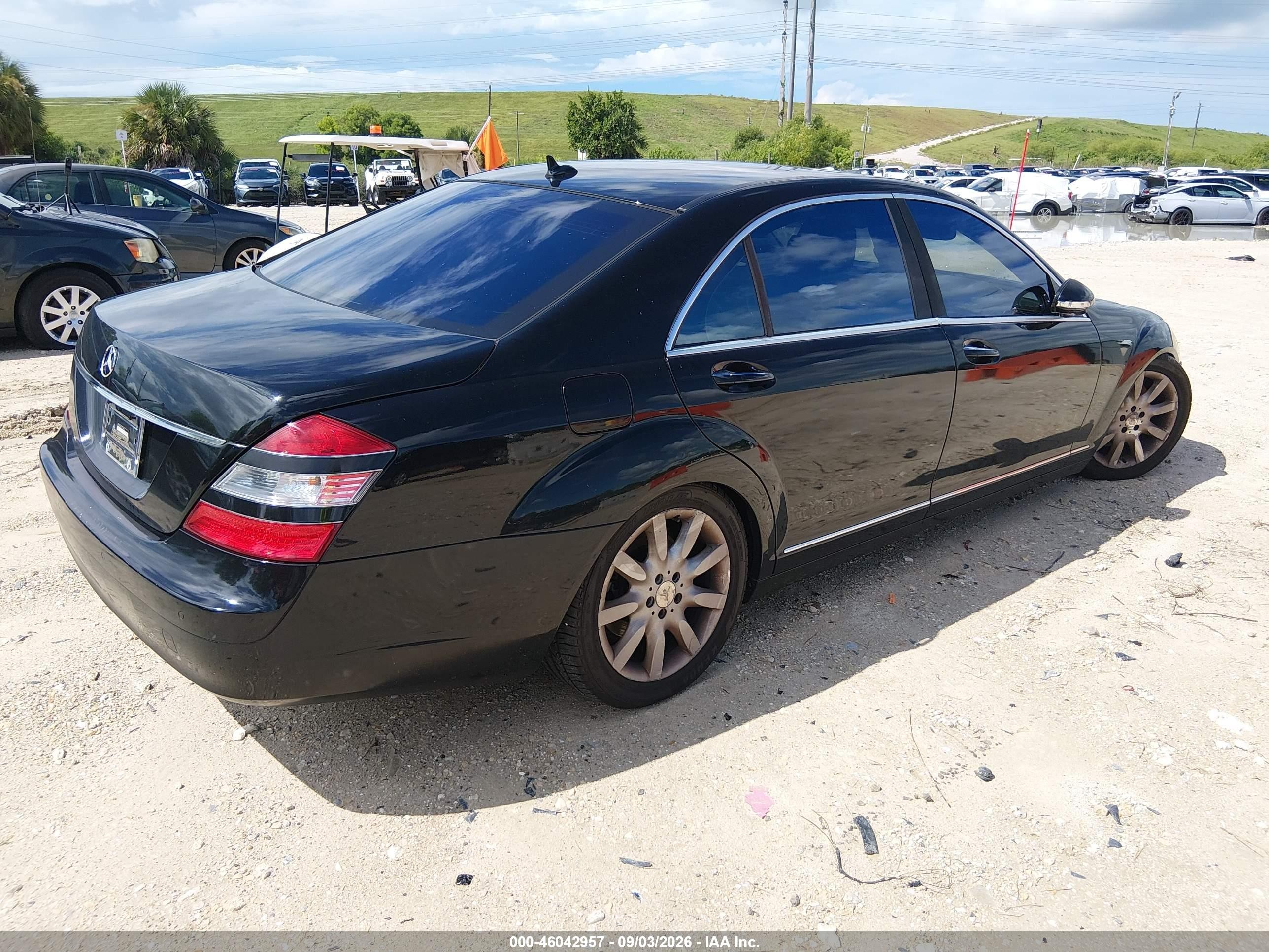 2008 Mercedes-benz S 550 4matic Black vin: WDDNG86X18A178113