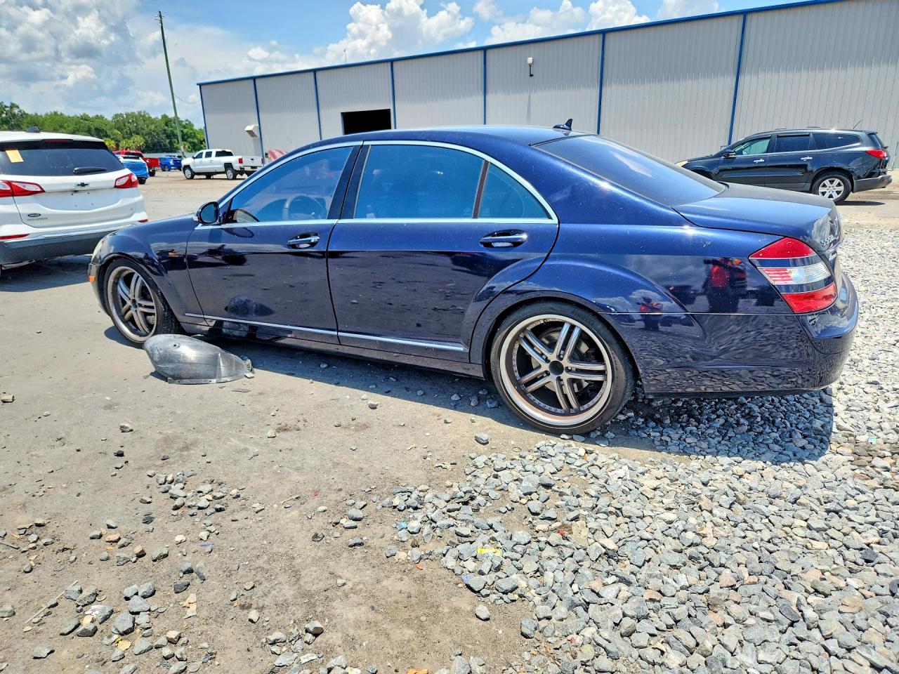 2008 Mercedes-benz S 550 4matic Blue vin: WDDNG86X18A229643