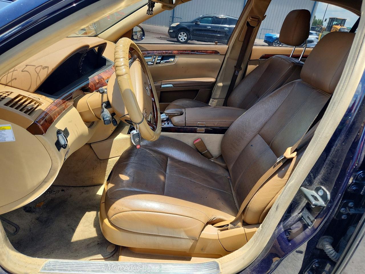 2008 Mercedes-benz S 550 4matic Blue vin: WDDNG86X18A229643