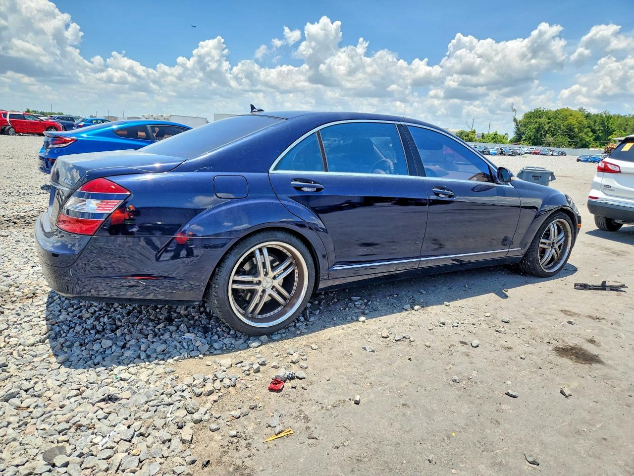 2008 Mercedes-benz S 550 4matic Blue vin: WDDNG86X18A229643