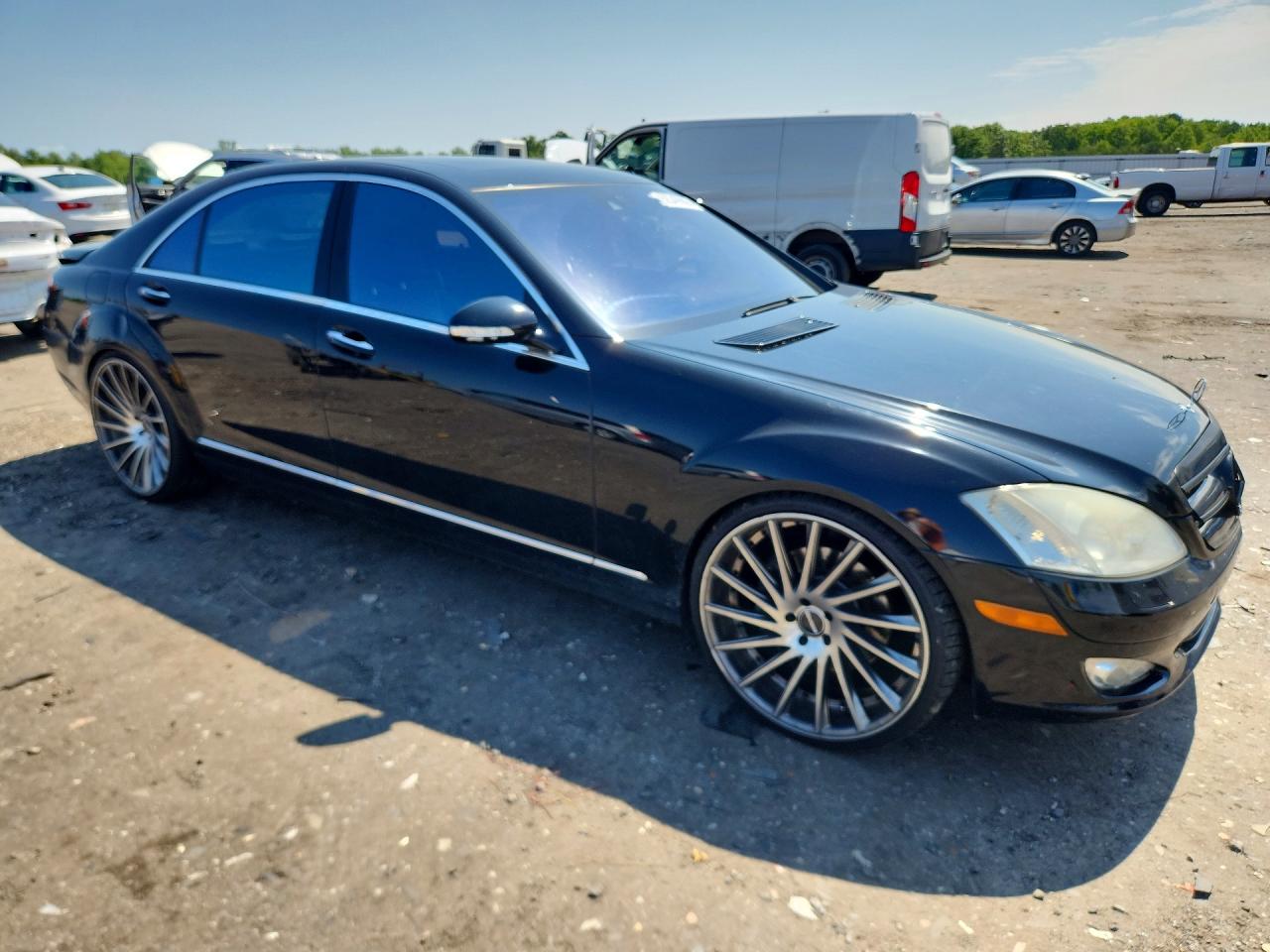 2008 Mercedes-benz S 550 4matic Black vin: WDDNG86X18A234910