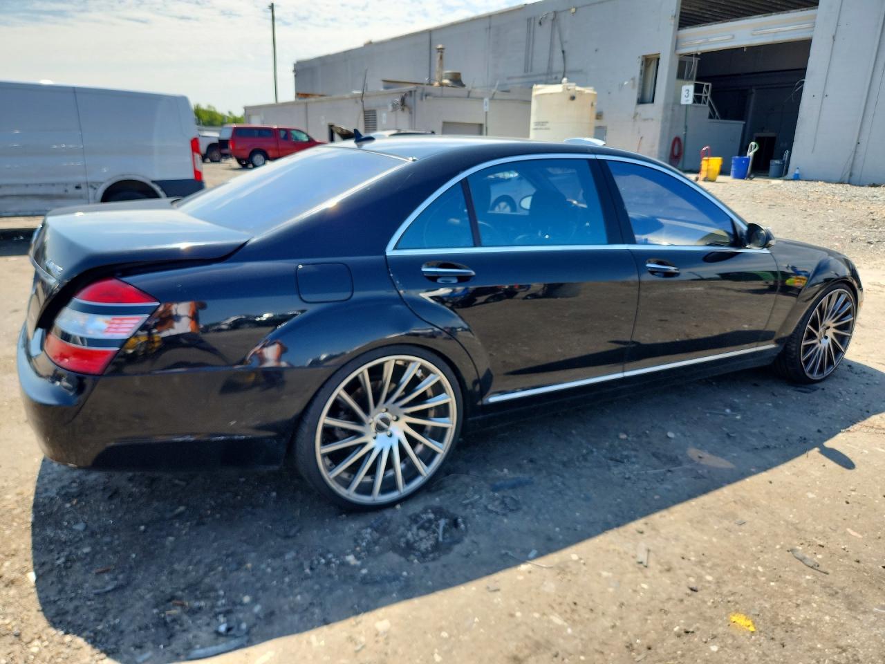 2008 Mercedes-benz S 550 4matic Black vin: WDDNG86X18A234910