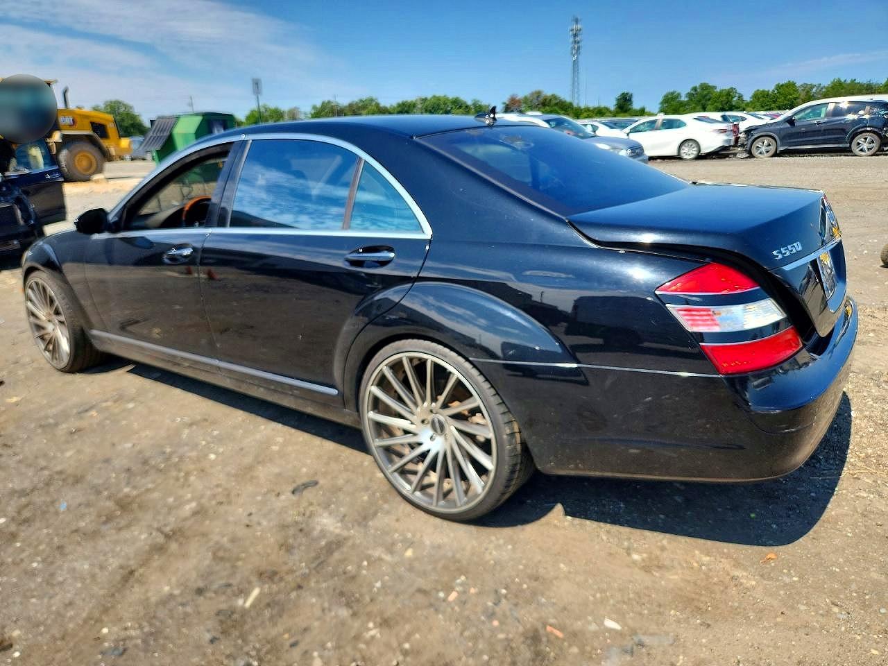 2008 Mercedes-benz S 550 4matic Black vin: WDDNG86X18A234910