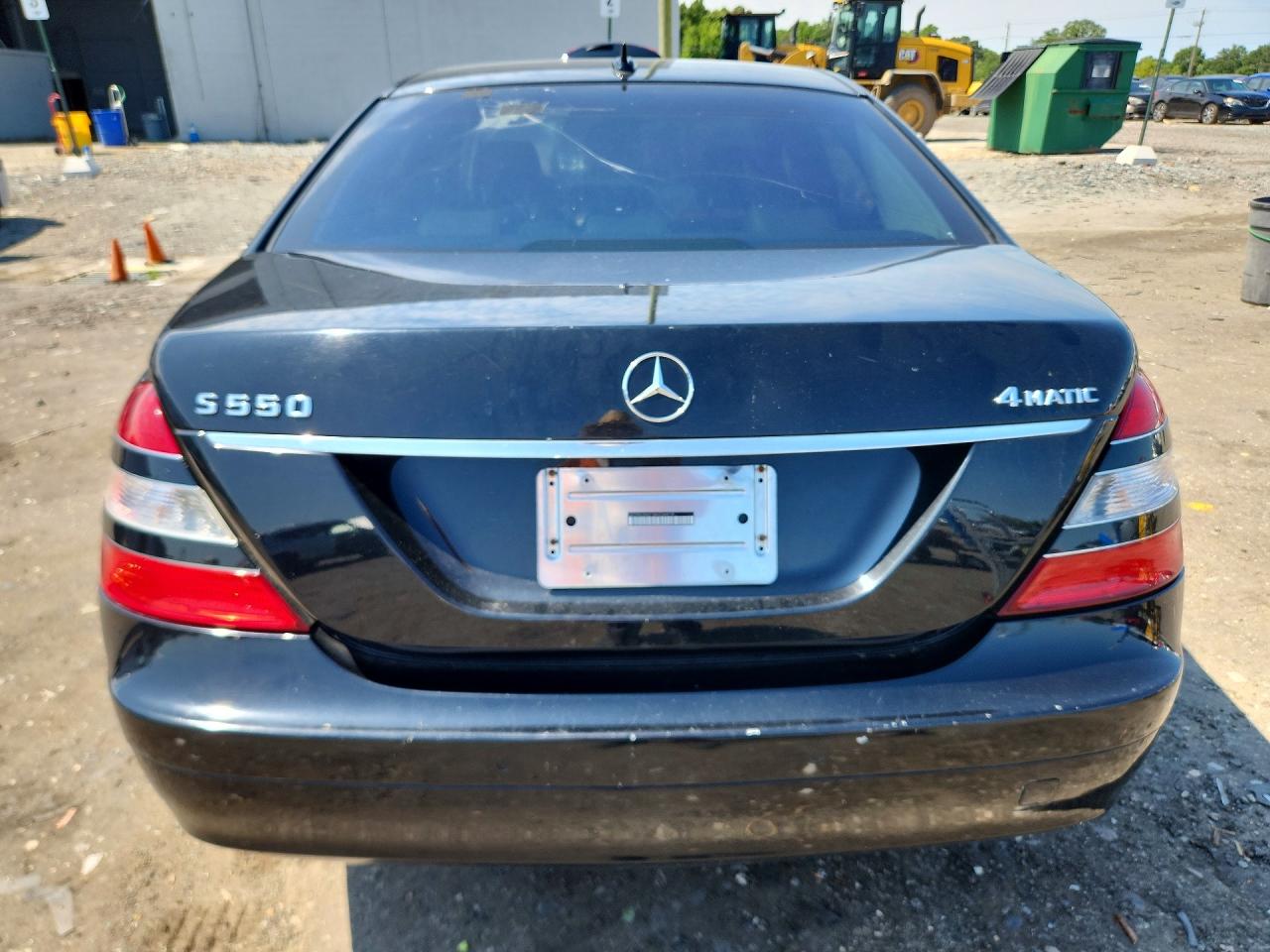 2008 Mercedes-benz S 550 4matic Black vin: WDDNG86X18A234910