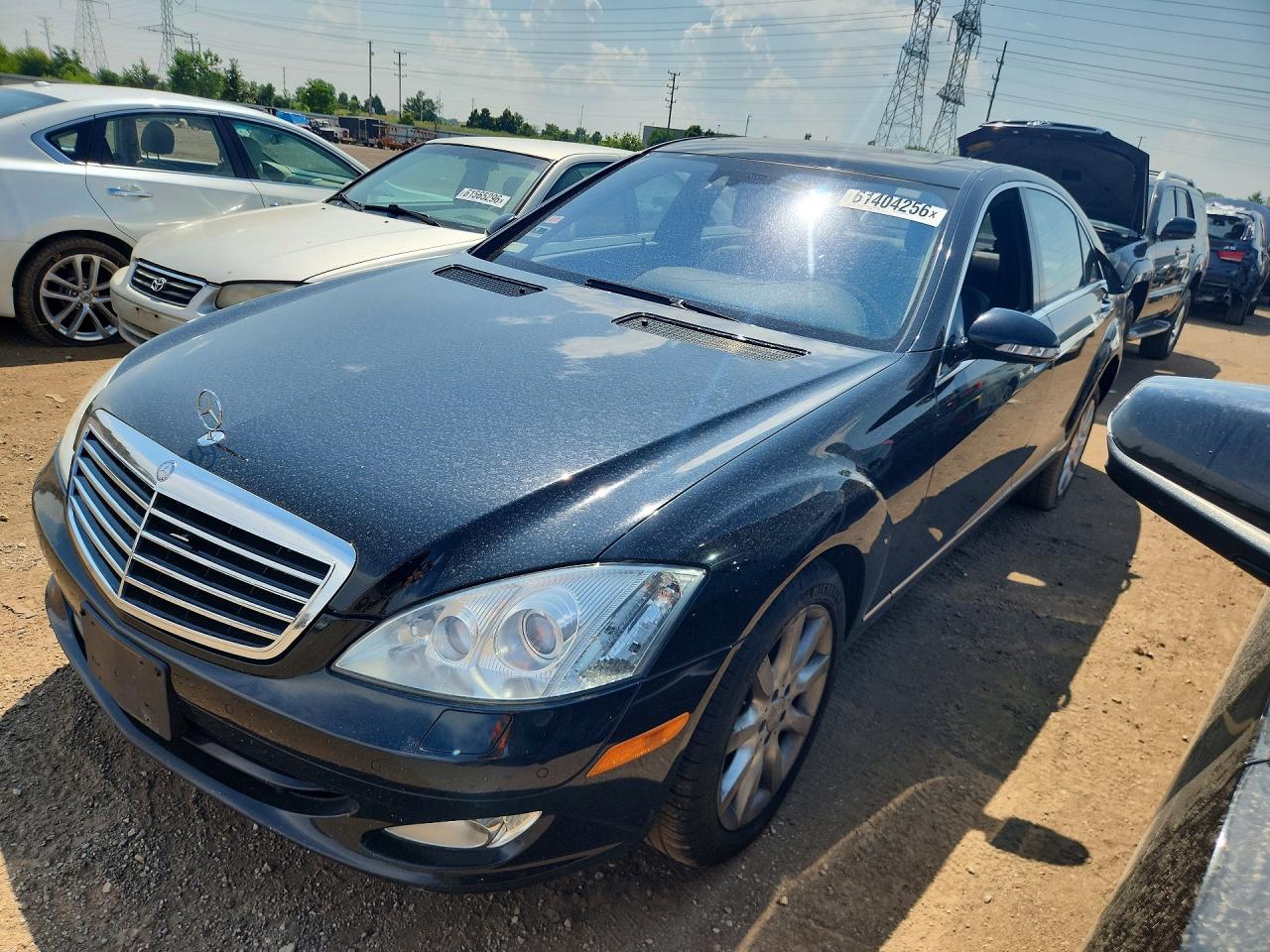 2009 Mercedes-benz S 550 4matic Black vin: WDDNG86X19A242829