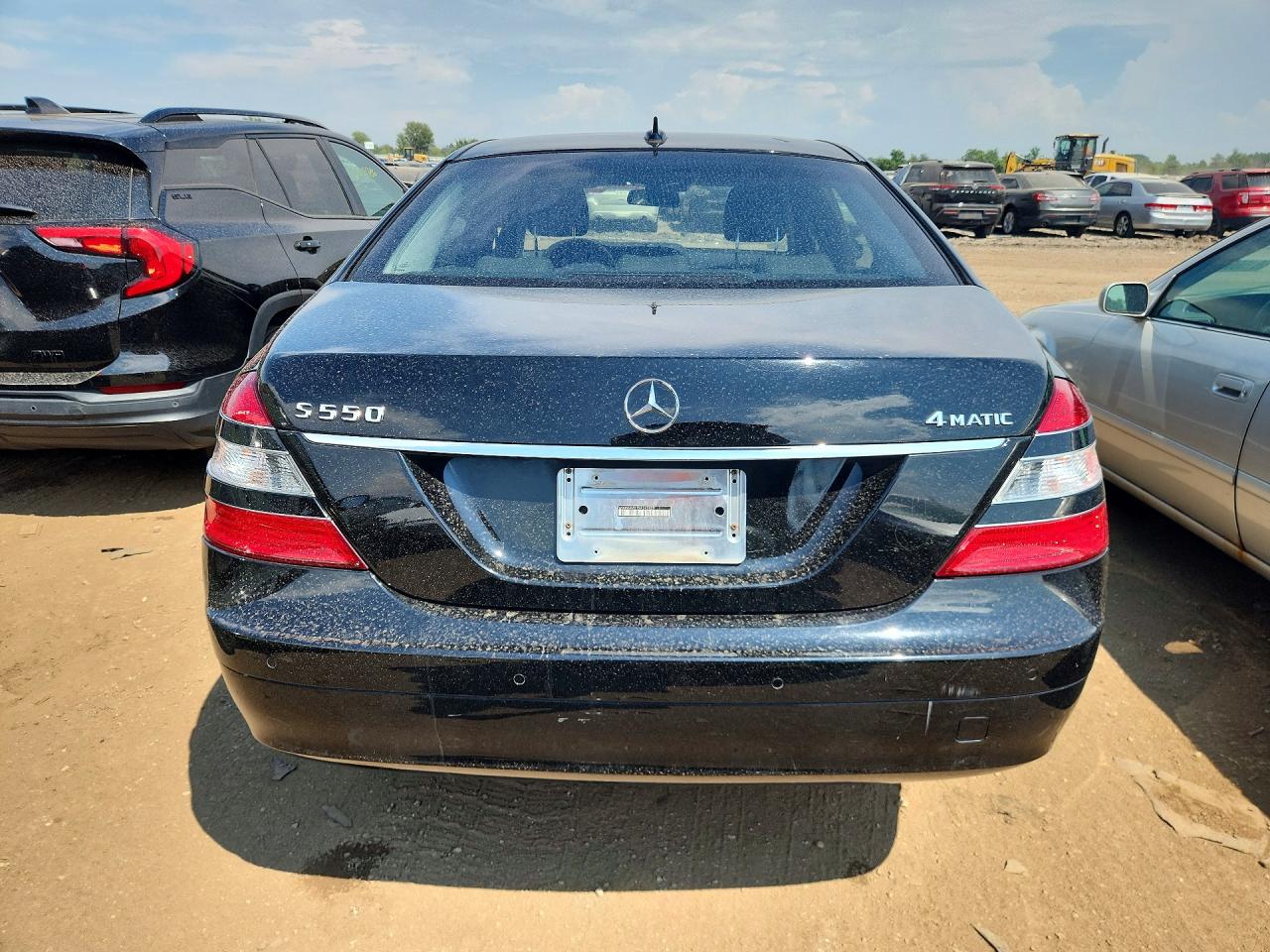 2009 Mercedes-benz S 550 4matic Black vin: WDDNG86X19A242829
