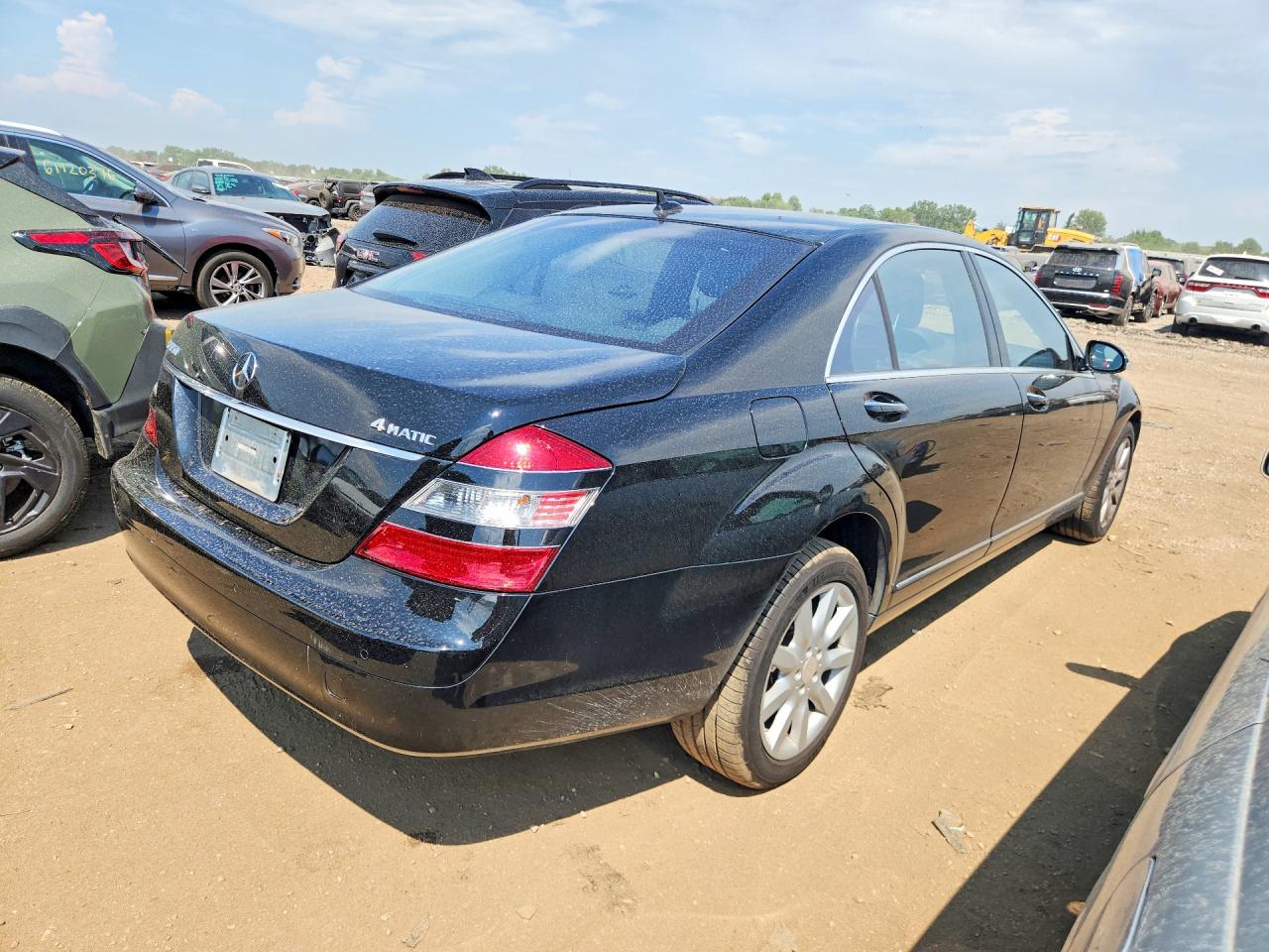 2009 Mercedes-benz S 550 4matic Black vin: WDDNG86X19A242829