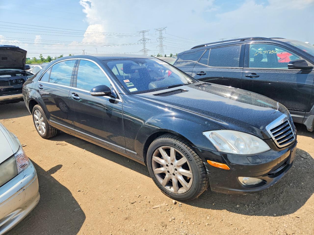 2009 Mercedes-benz S 550 4matic Black vin: WDDNG86X19A242829