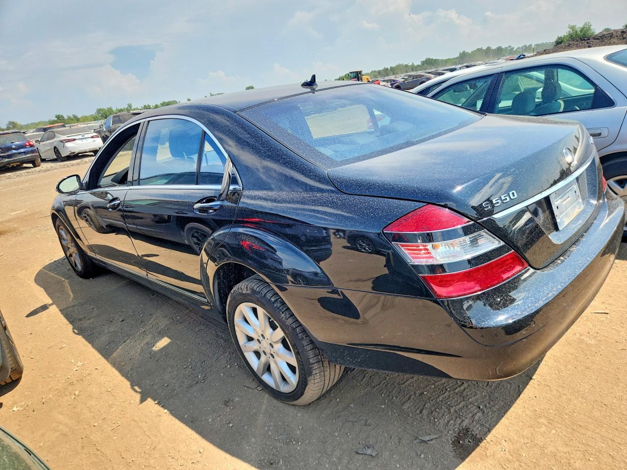 2009 Mercedes-benz S 550 4matic Black vin: WDDNG86X19A242829