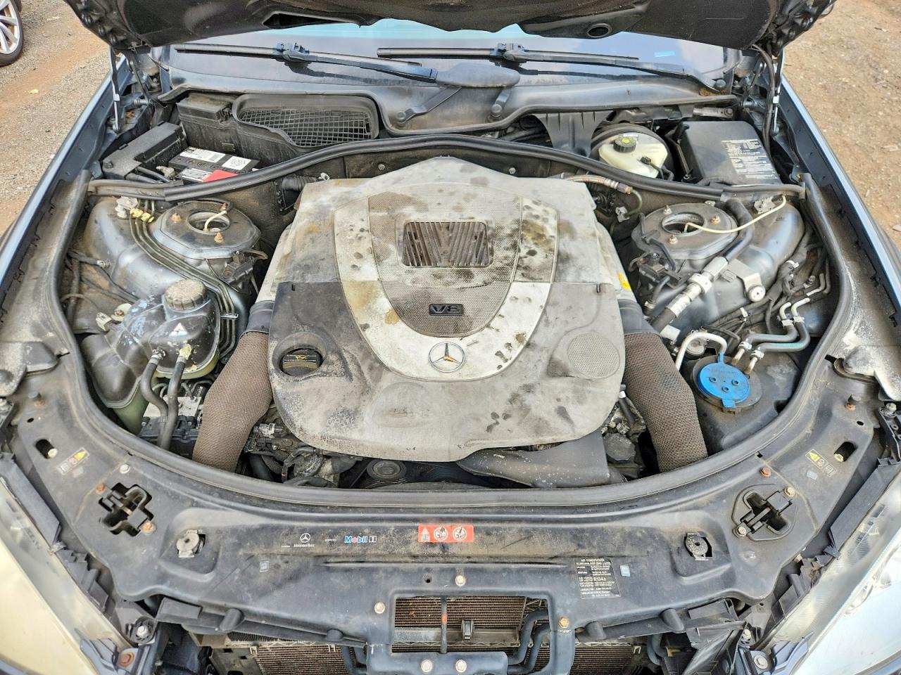 2007 Mercedes-benz S 550 4matic Gray vin: WDDNG86X27A128268