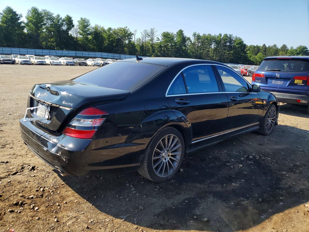 2008 Mercedes-benz S 550 4matic Black vin: WDDNG86X28A155696