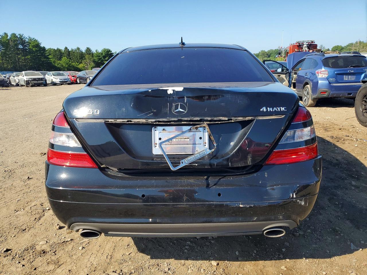 2008 Mercedes-benz S 550 4matic Black vin: WDDNG86X28A155696