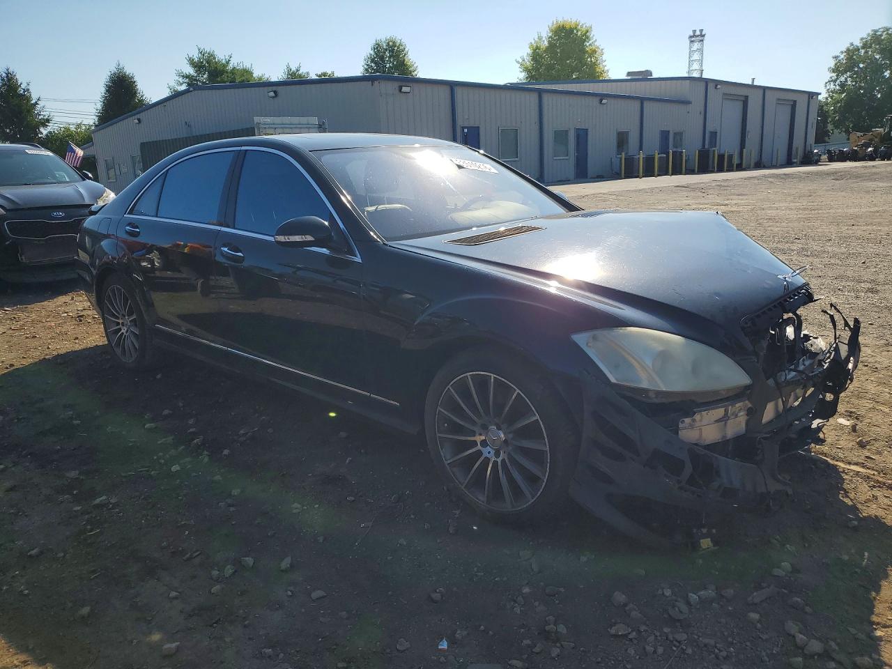 2008 Mercedes-benz S 550 4matic Black vin: WDDNG86X28A155696