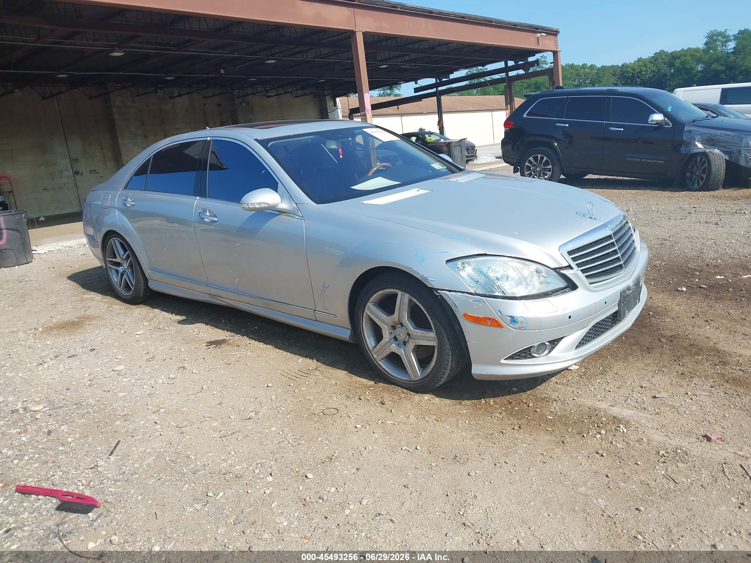 2008 Mercedes-benz S 550 4matic Gray vin: WDDNG86X28A175141