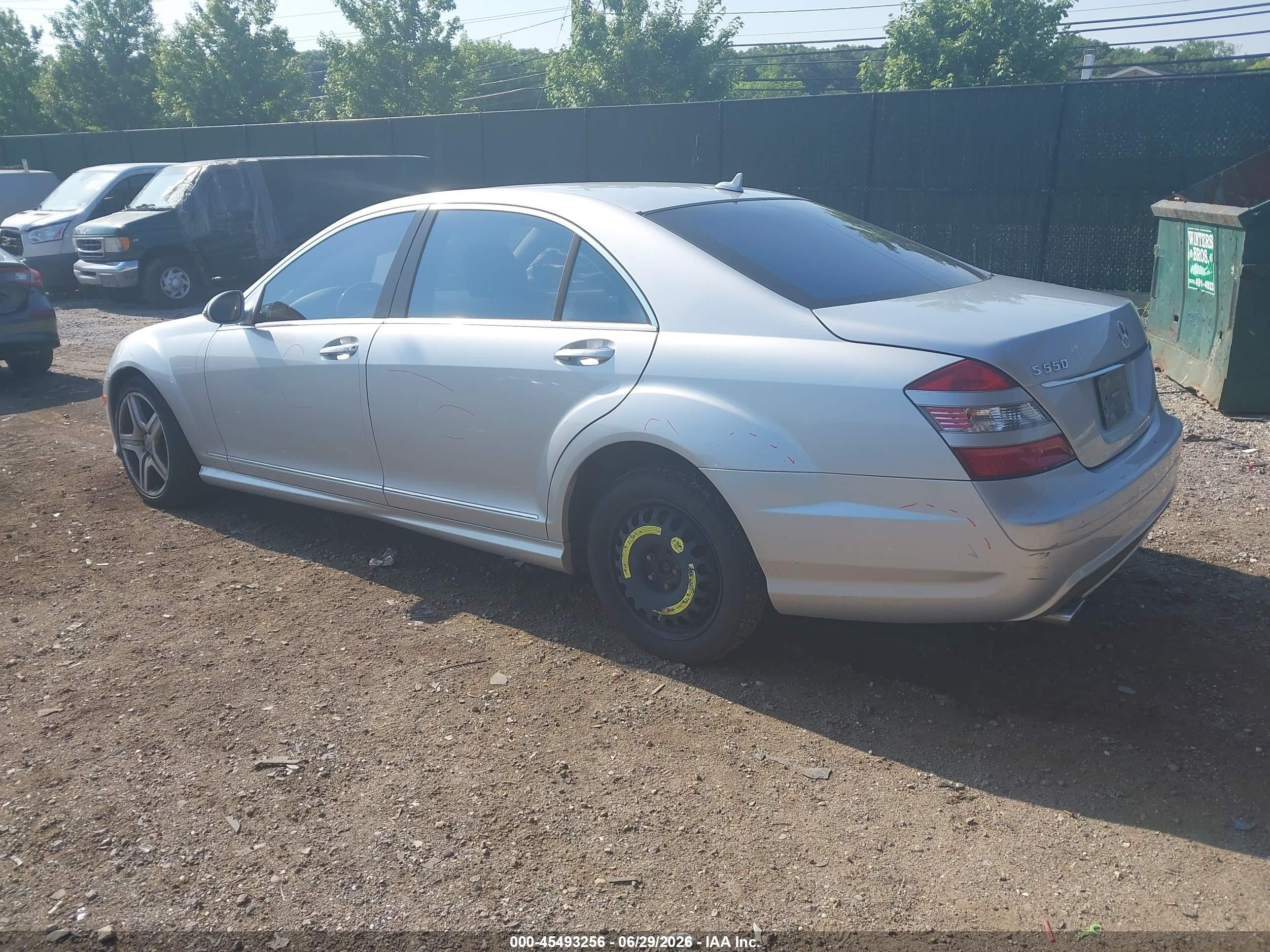 2008 Mercedes-benz S 550 4matic Gray vin: WDDNG86X28A175141