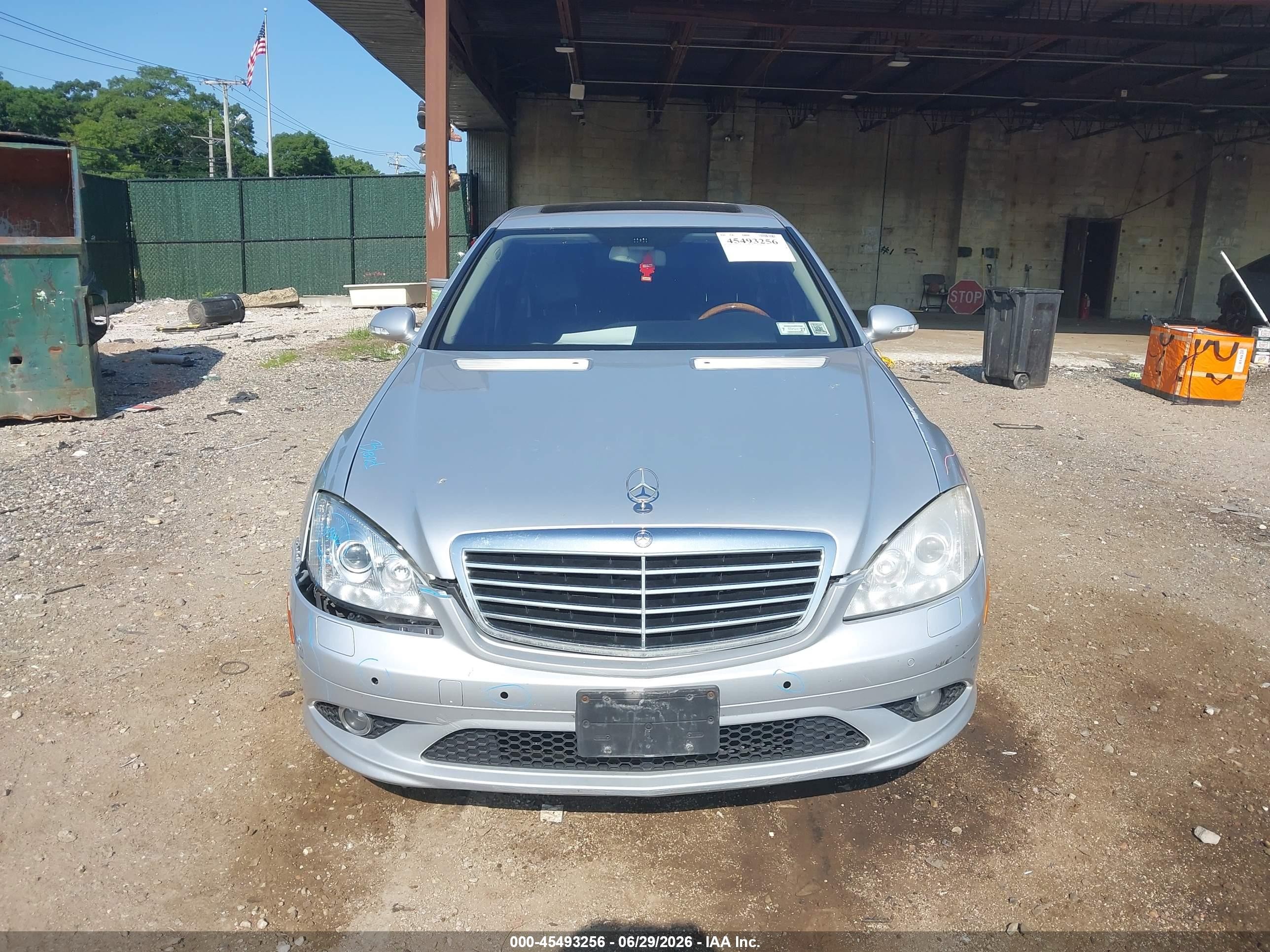 2008 Mercedes-benz S 550 4matic Gray vin: WDDNG86X28A175141